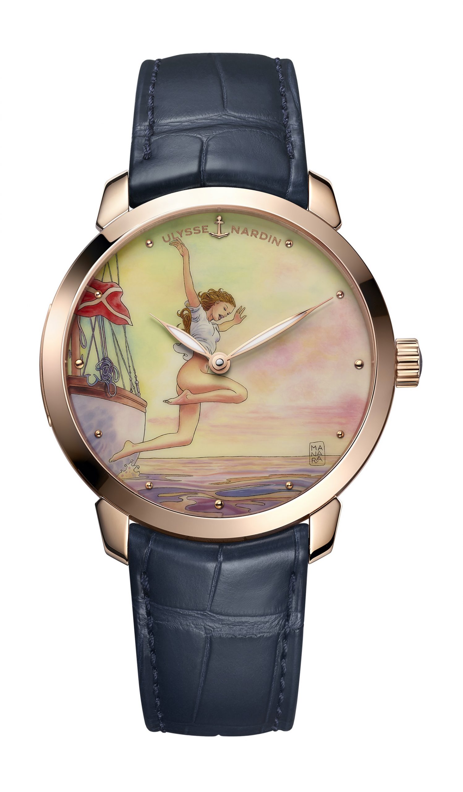 Ulysse Nardin Classico Manara Manufacture 40mm luxury timepiece - detailed view