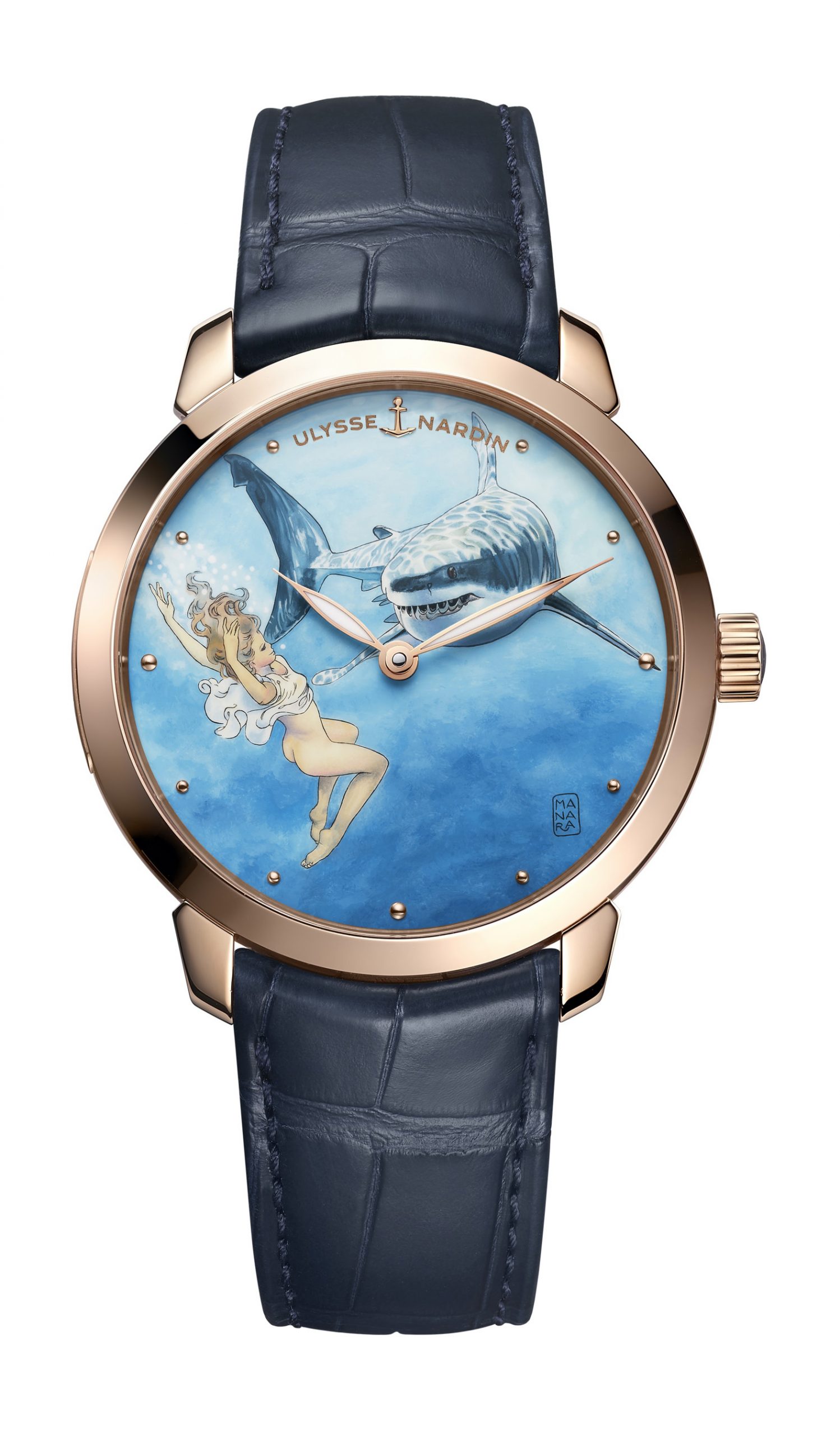 Ulysse Nardin Classico Manara Manufacture 40mm luxury timepiece - detailed view