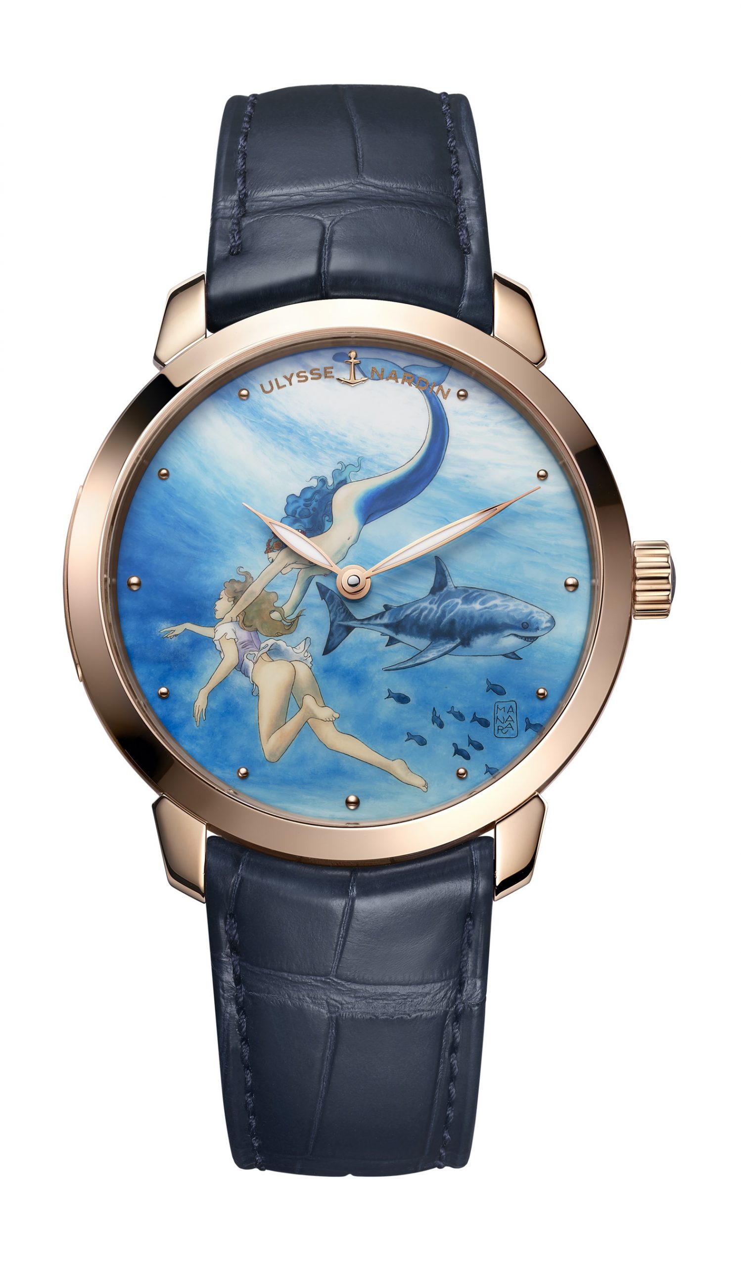 Ulysse Nardin Classico Manara Manufacture 40mm luxury timepiece - detailed view