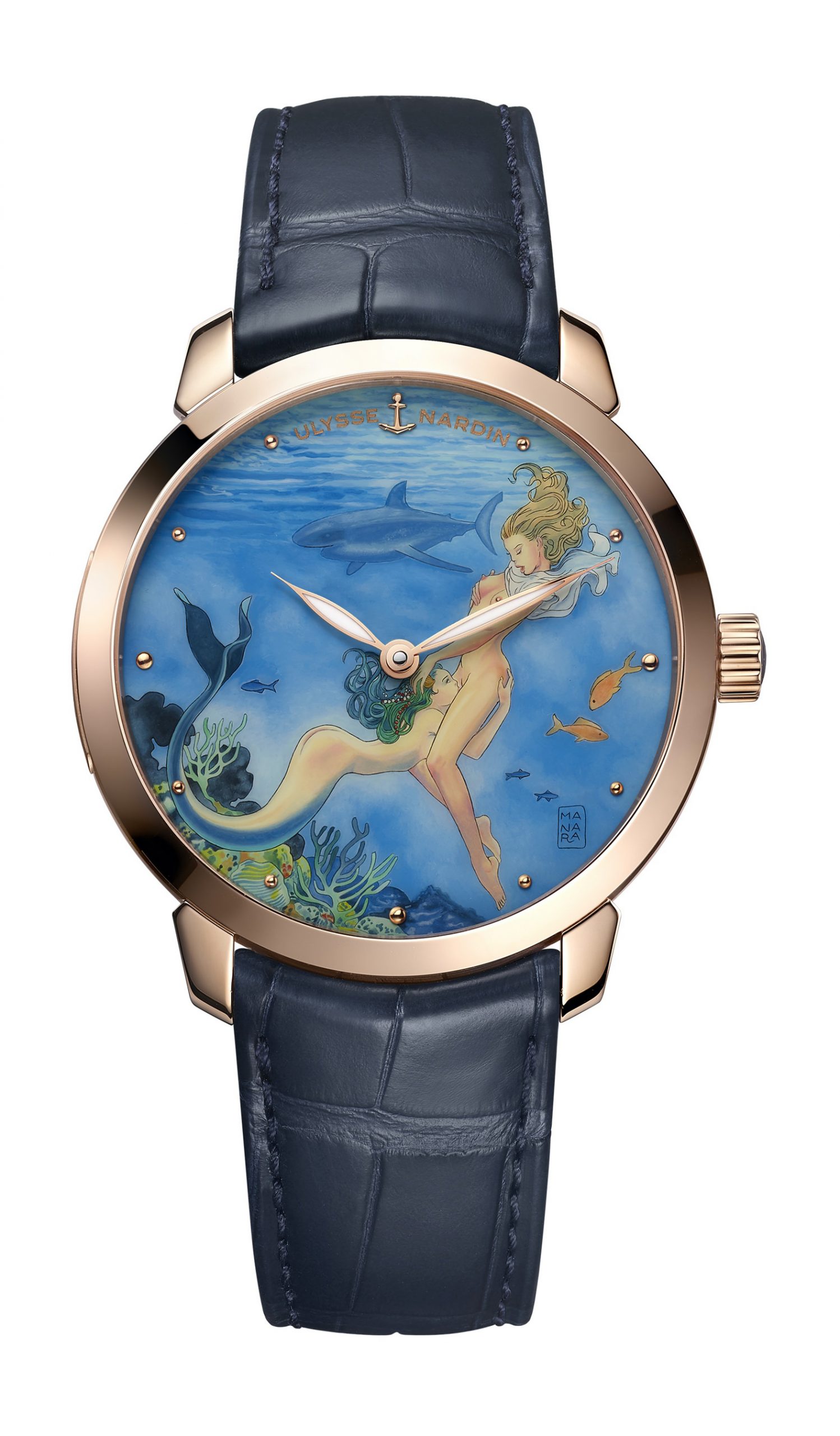 Ulysse Nardin Classico Manara Manufacture 40mm luxury timepiece - detailed view