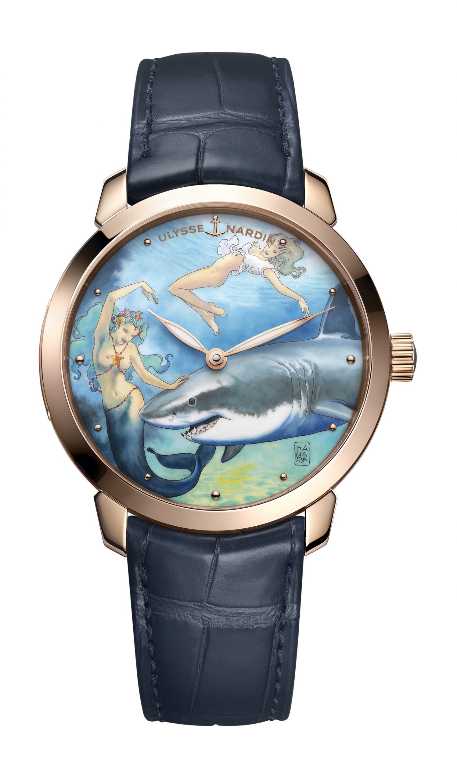 Ulysse Nardin Classico Manara Manufacture 40mm luxury timepiece - detailed view