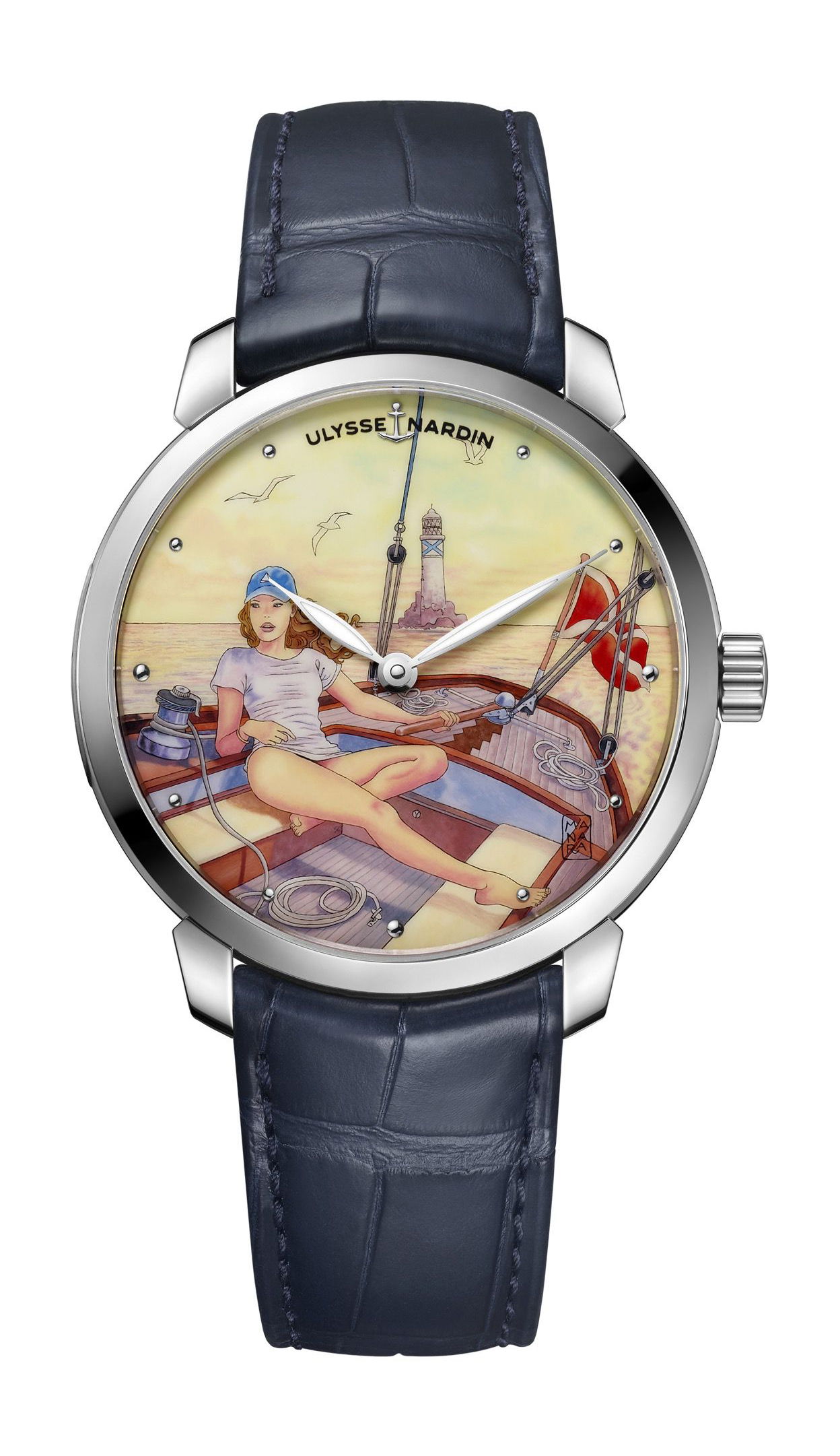 Ulysse Nardin Classico Manufacture luxury timepiece - detailed view