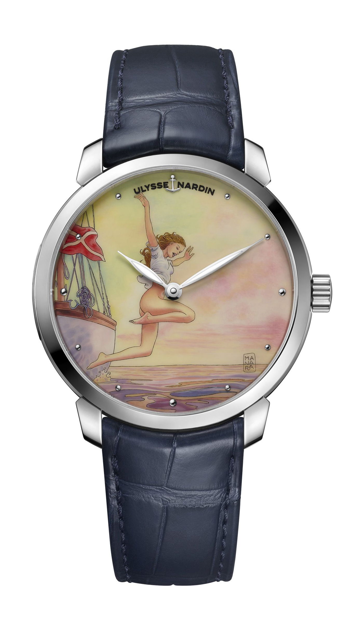 Ulysse Nardin Classico Manufacture luxury timepiece - detailed view