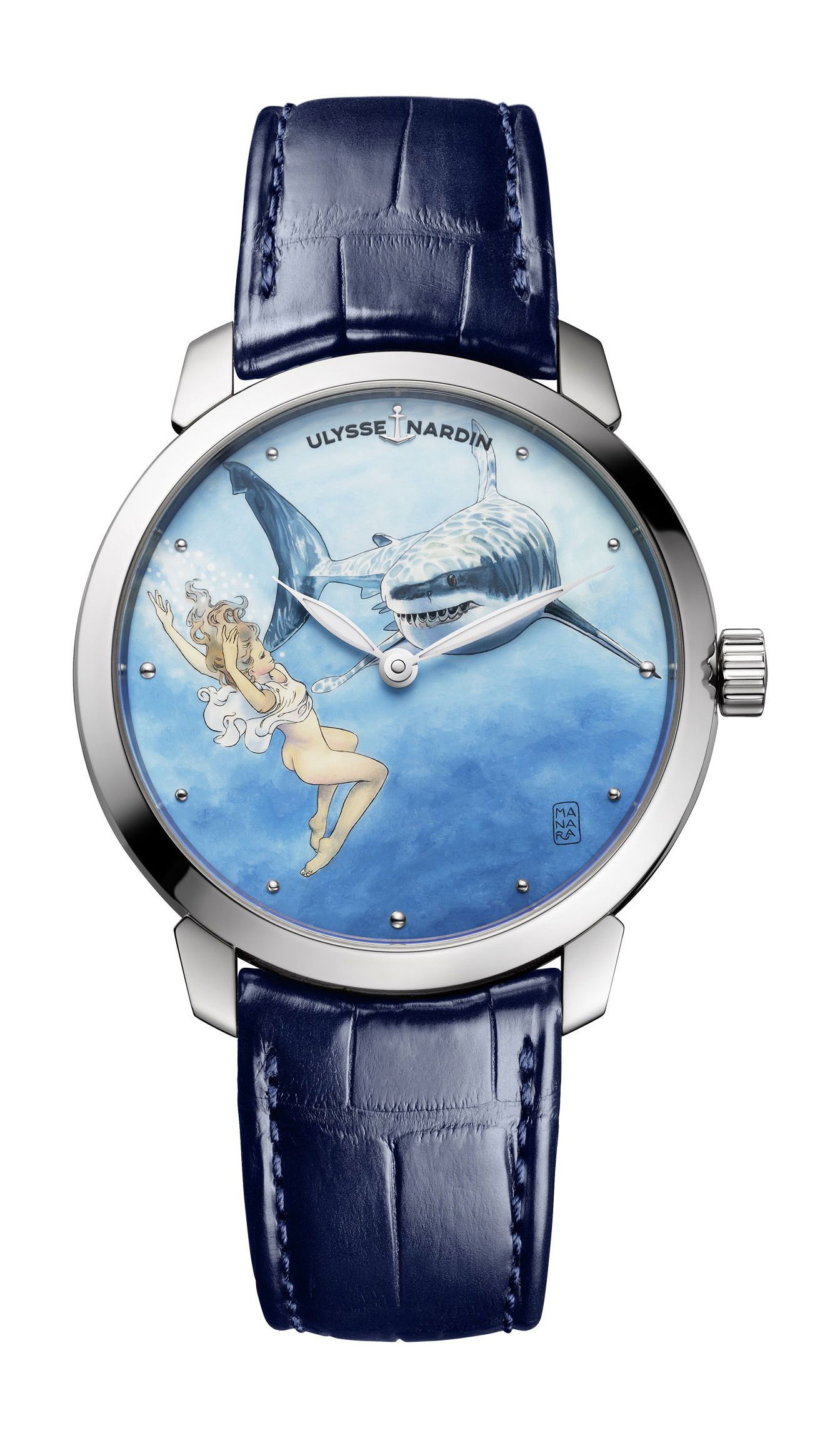 Ulysse Nardin Classico Manufacture luxury timepiece - detailed view