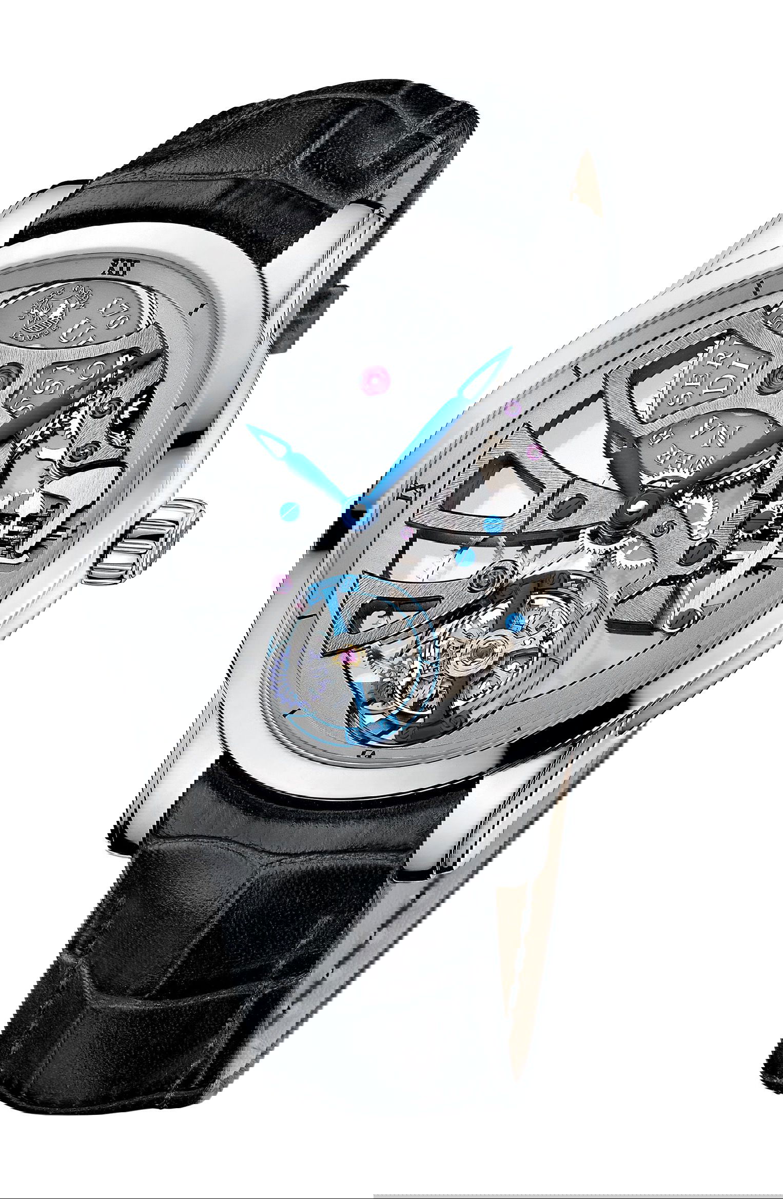 Ulysse Nardin Classico Skeleton Tourbillon luxury timepiece - detailed view