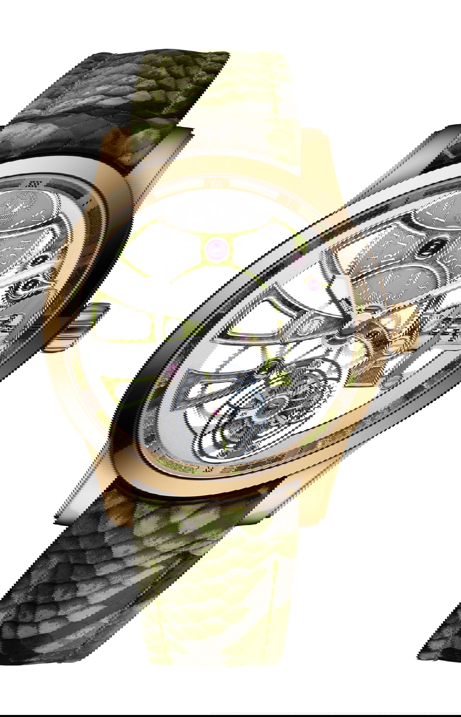 Ulysse Nardin Classico Skeleton Tourbillon luxury timepiece - detailed view