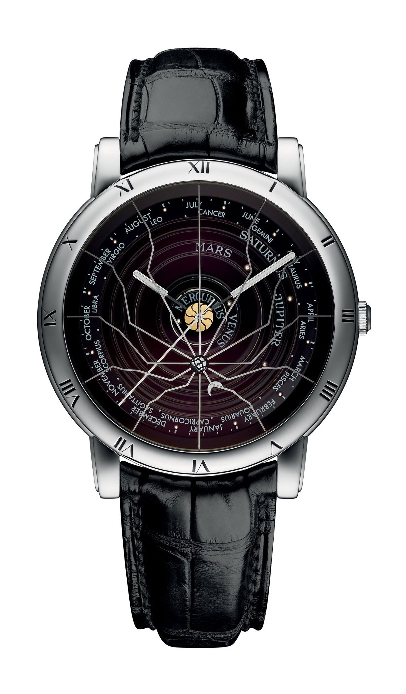 Ulysse Nardin Classico Trilogy luxury timepiece - detailed view