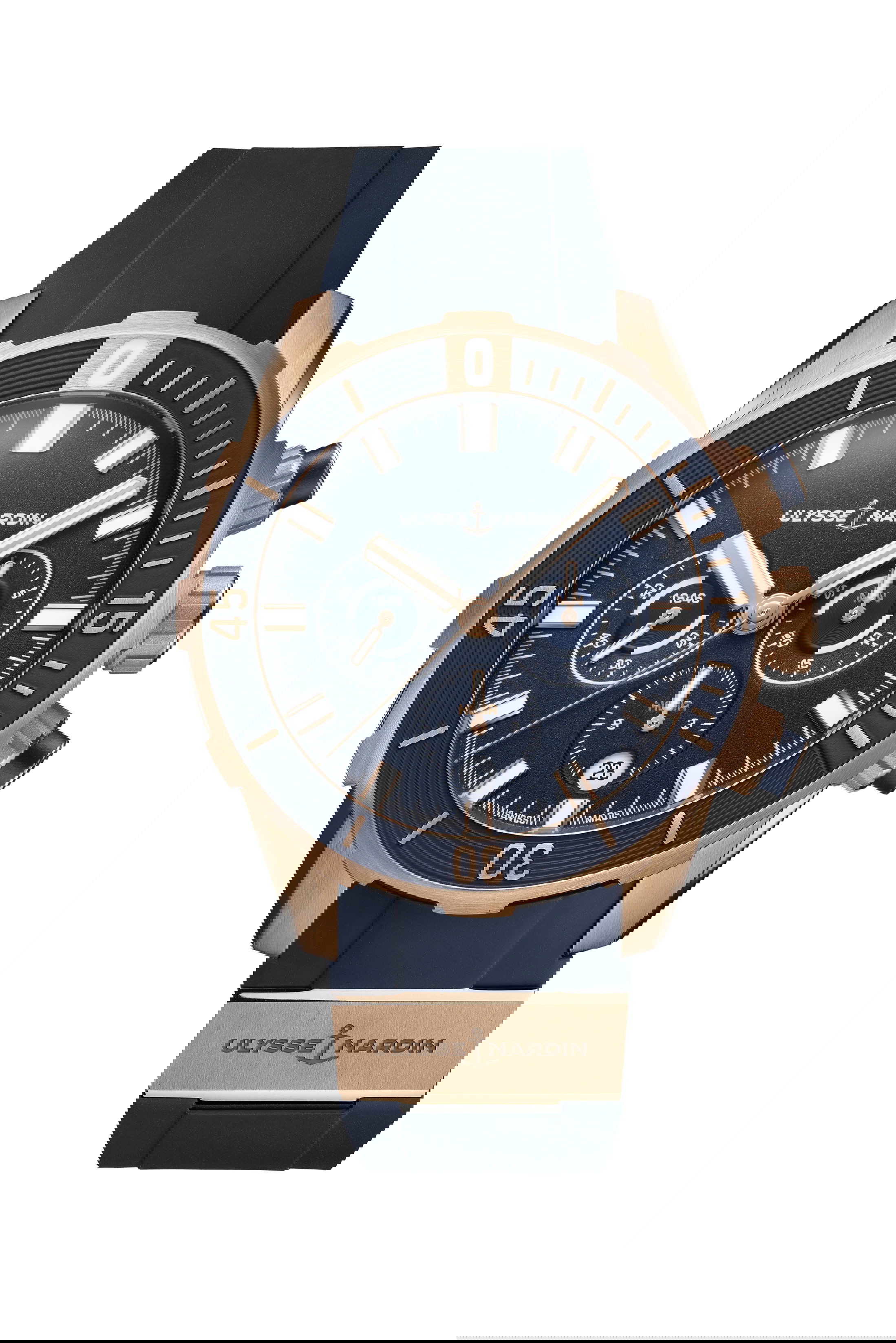 Ulysse Nardin Diver Chronograph luxury timepiece - detailed view