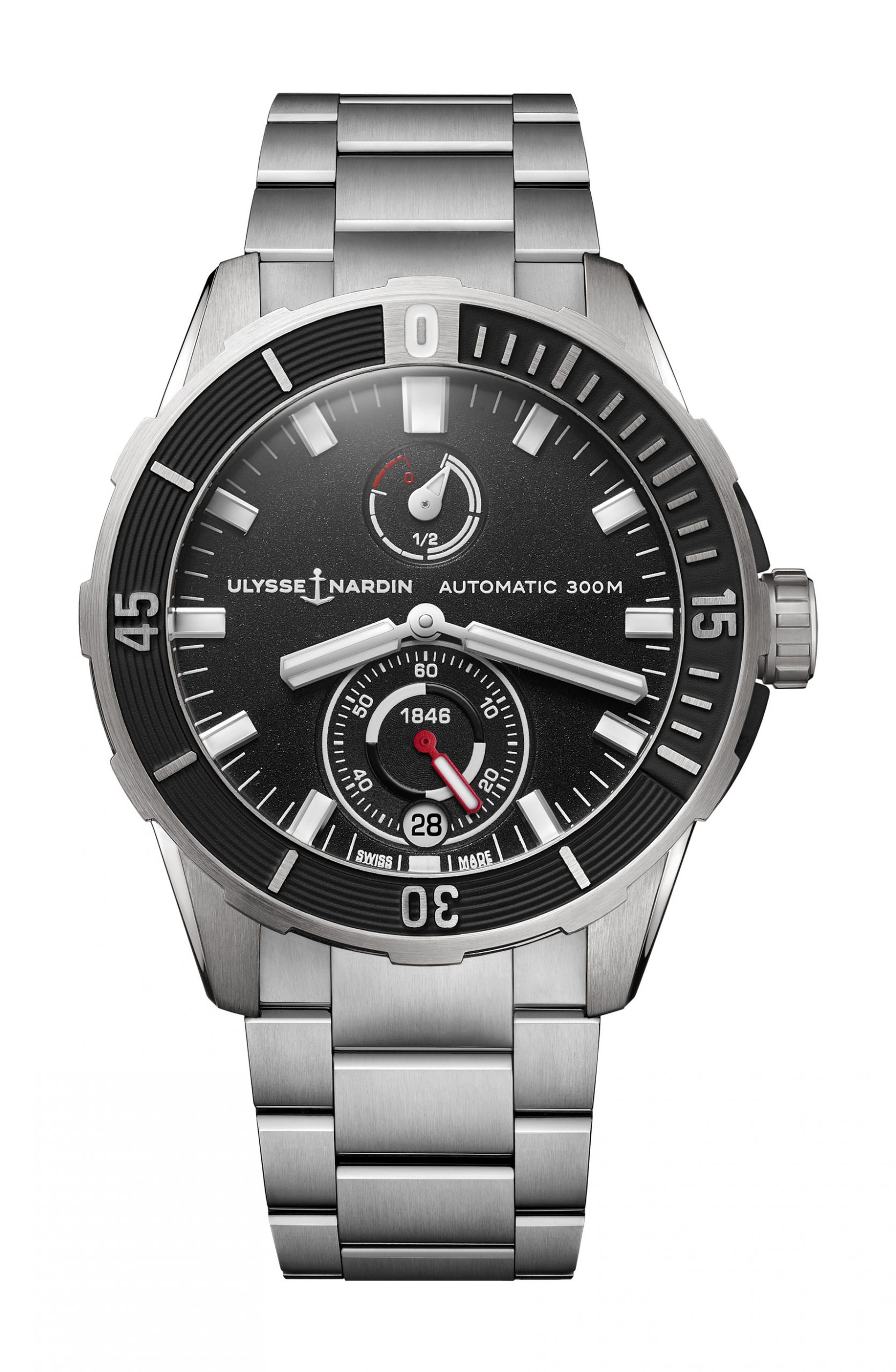 Ulysse Nardin Diver Chronometer 44mm luxury timepiece - detailed view
