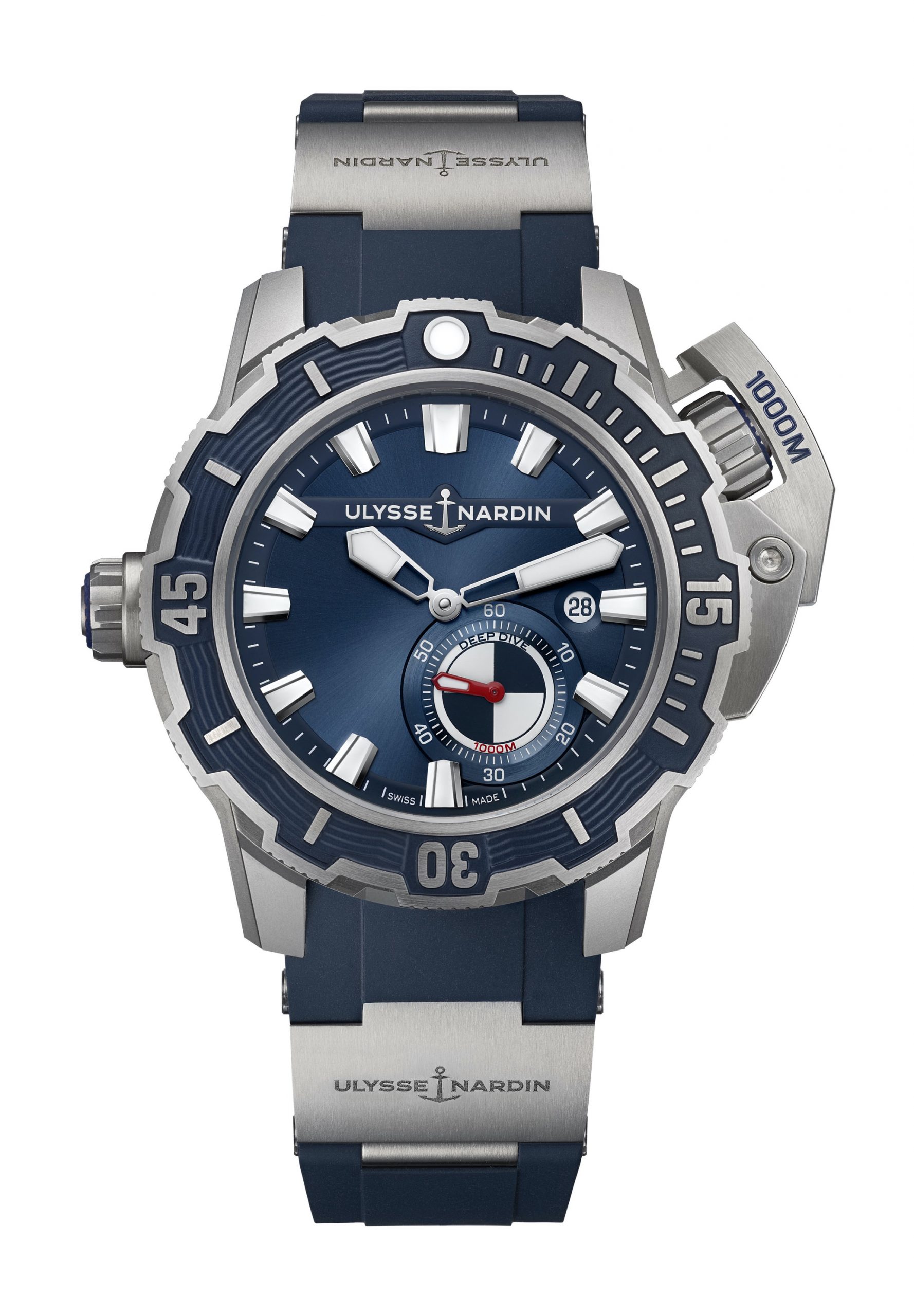 Ulysse Nardin Diver Deep Dive 46mm luxury timepiece - detailed view