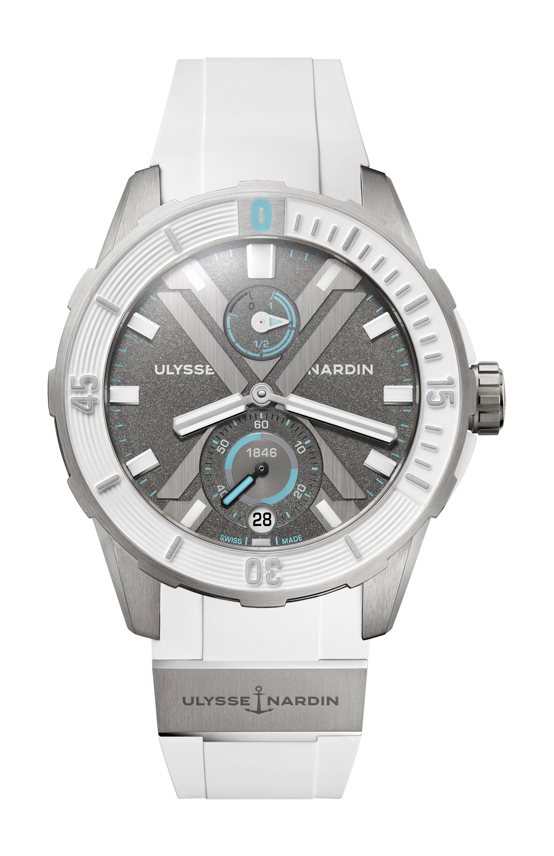 Ulysse Nardin Diver X Antarctica luxury timepiece - detailed view