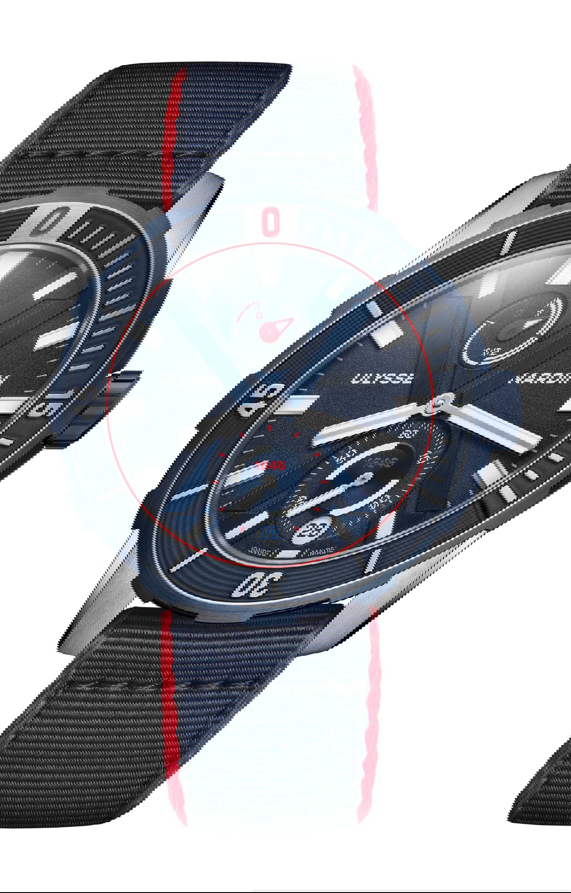 Ulysse Nardin Diver X Nemo Point luxury timepiece - detailed view