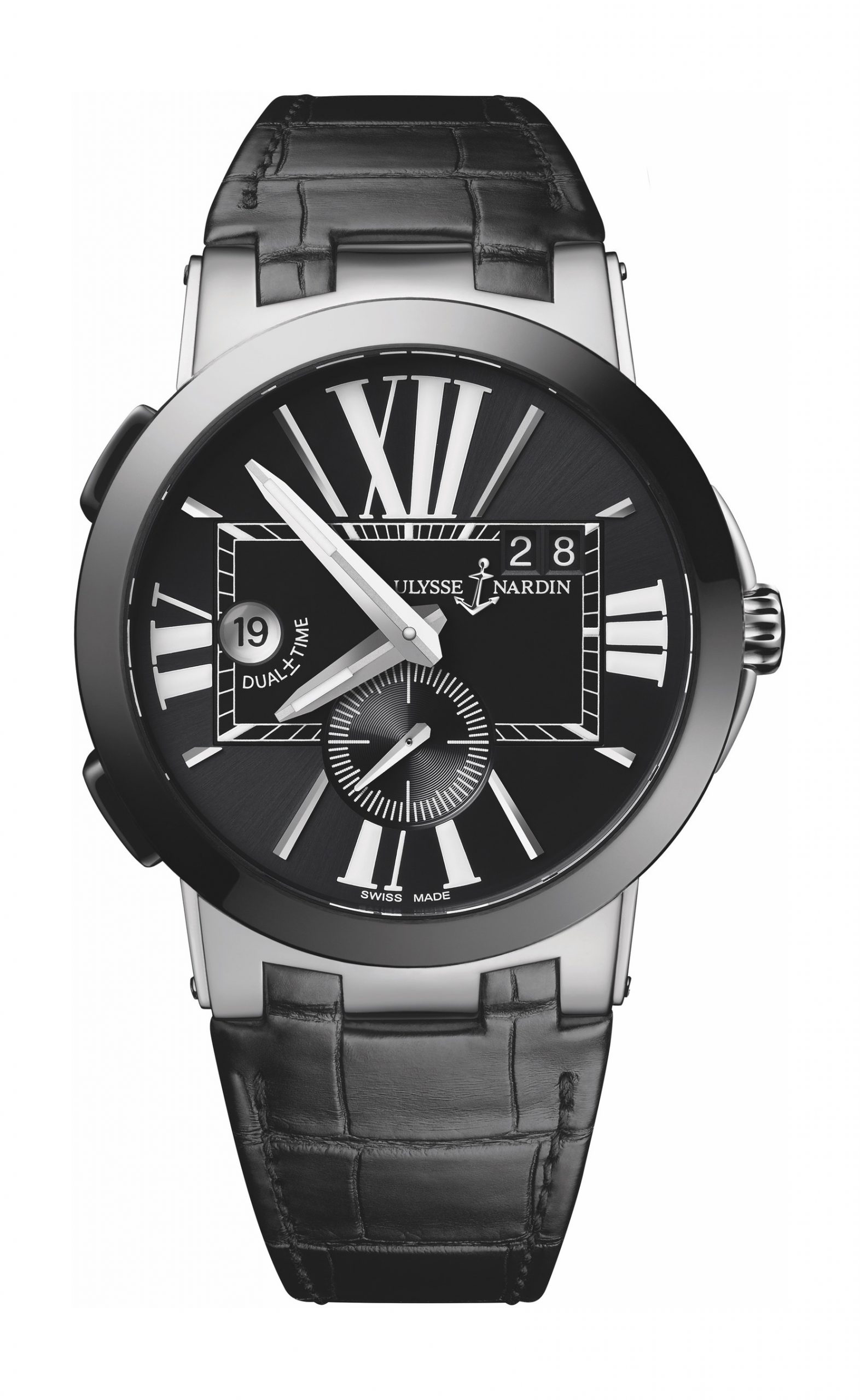 Ulysse Nardin Dual Time 43mm luxury timepiece - detailed view