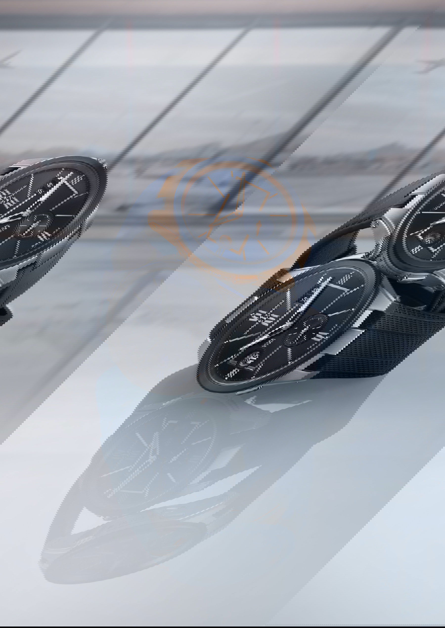 Ulysse Nardin Executive Dual Time Rose Gold - View 3