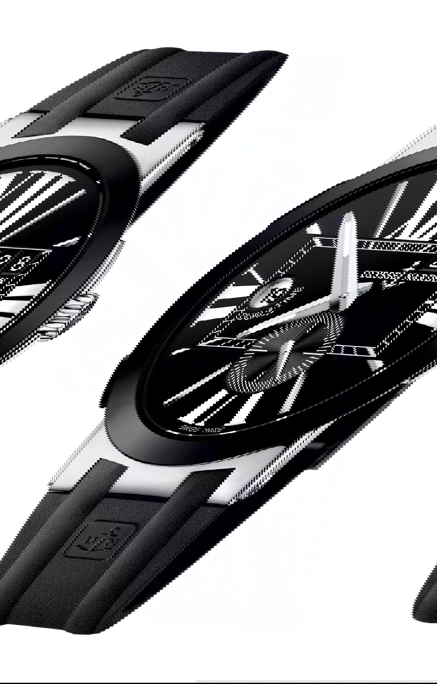 Ulysse Nardin Executive Dual Time luxury timepiece - detailed view