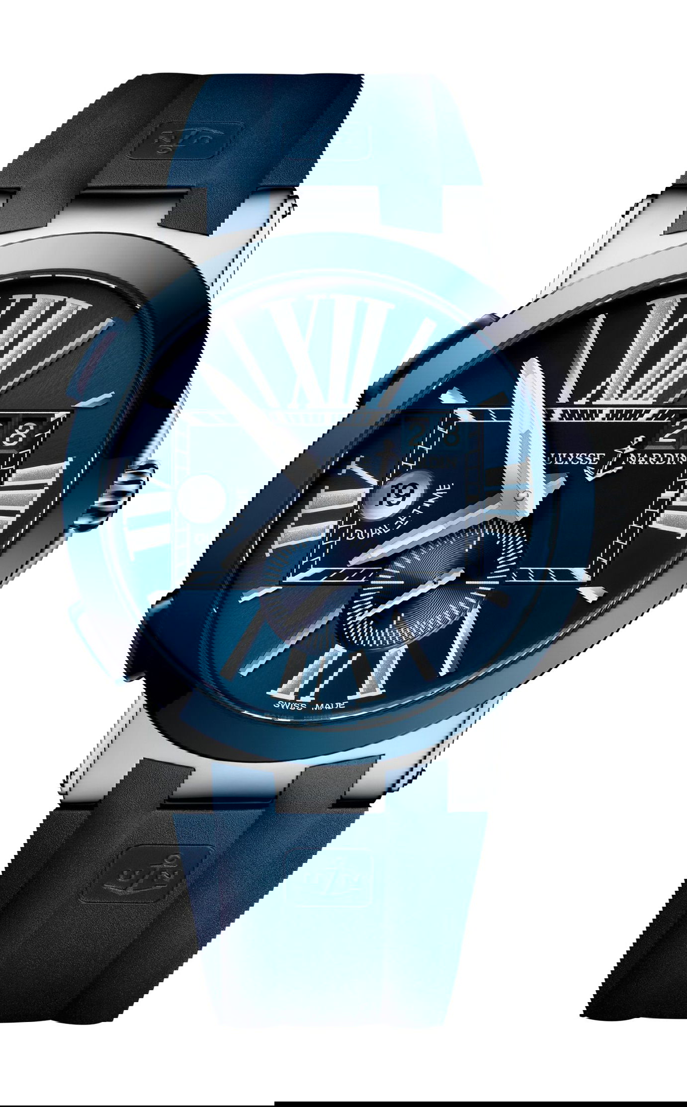 Ulysse Nardin Executive Dual Time luxury timepiece - detailed view