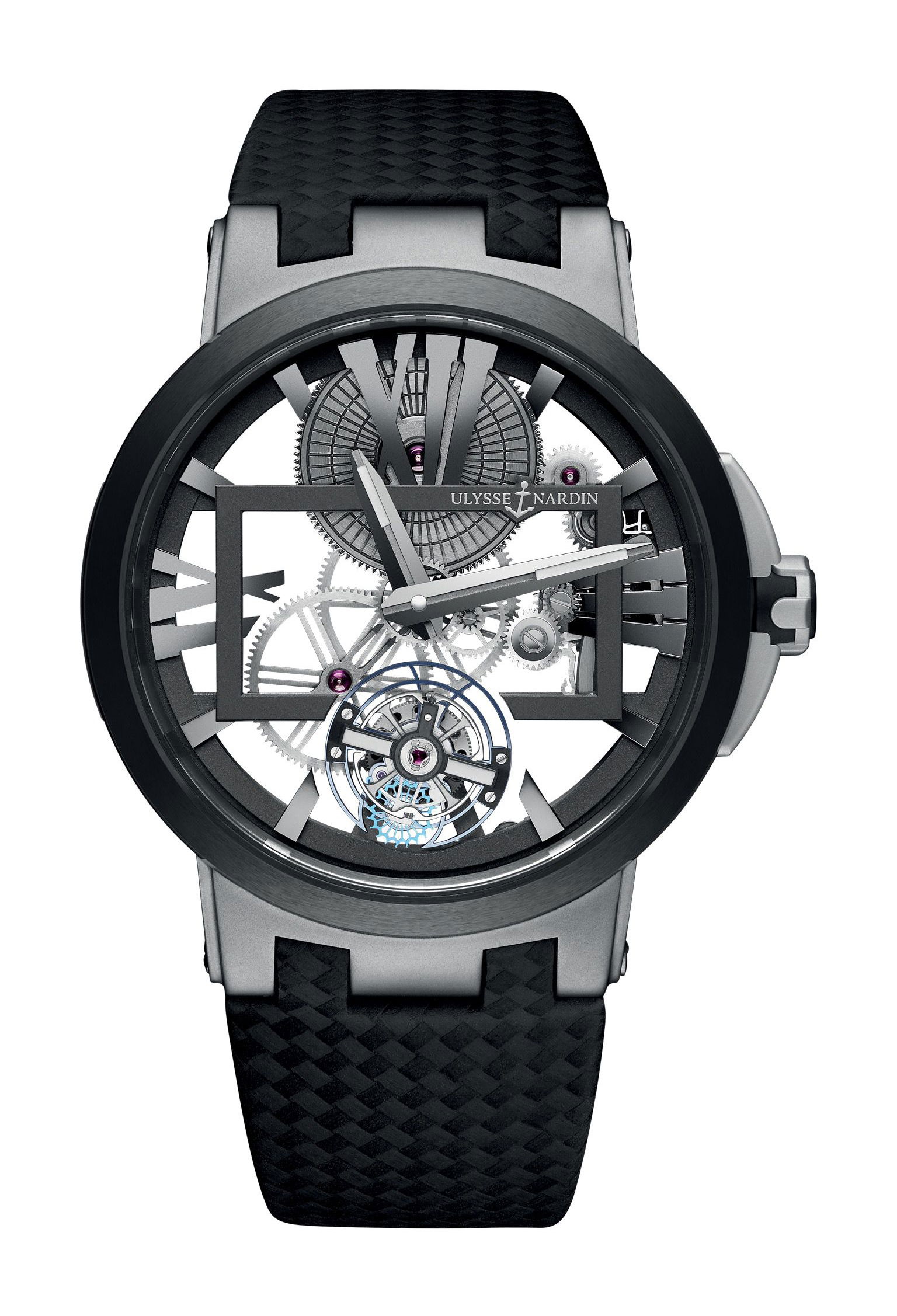 Ulysse Nardin Executive Skeleton Tourbillon luxury timepiece - detailed view