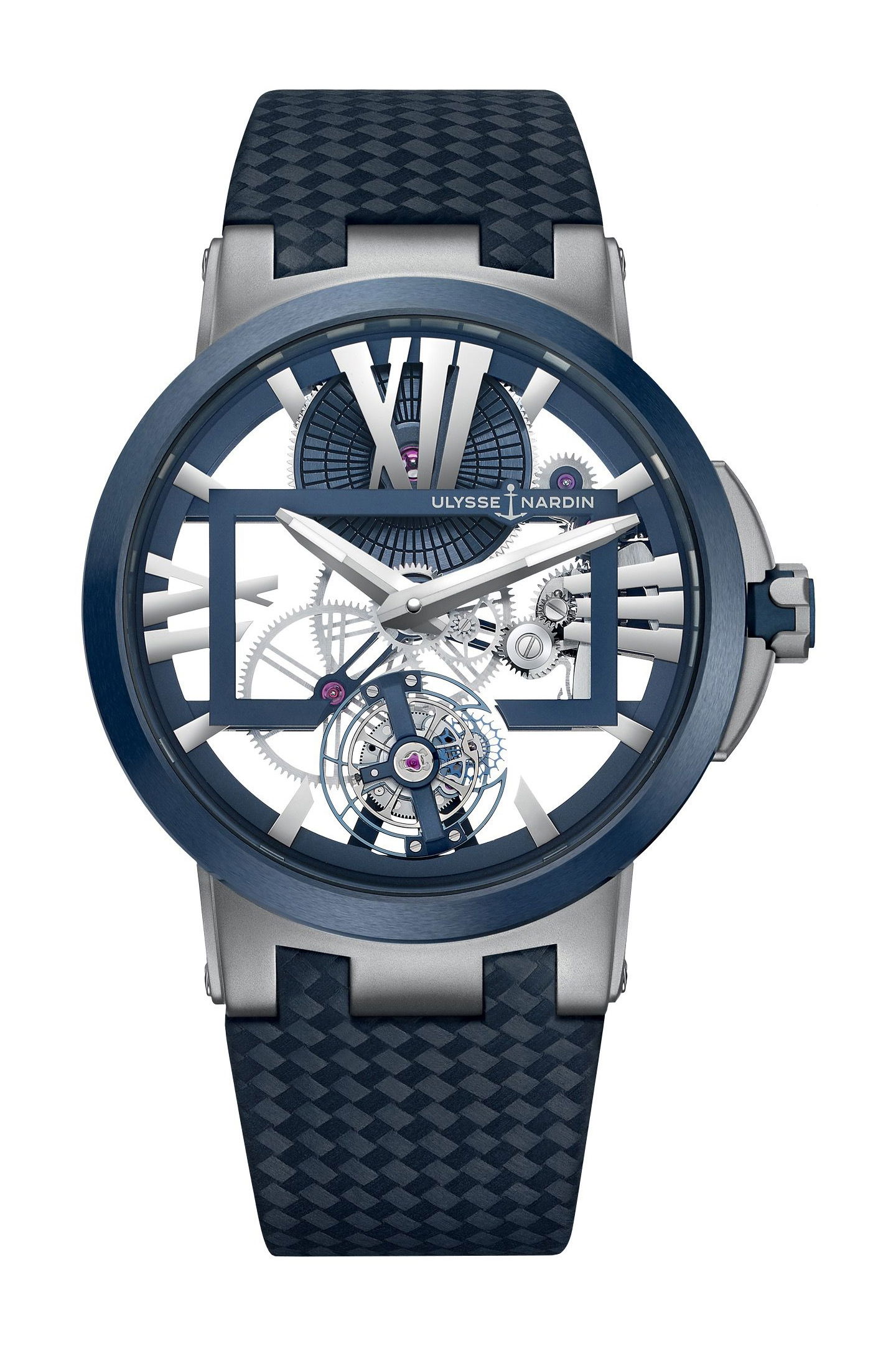 Ulysse Nardin Executive Skeleton Tourbillon luxury timepiece - detailed view