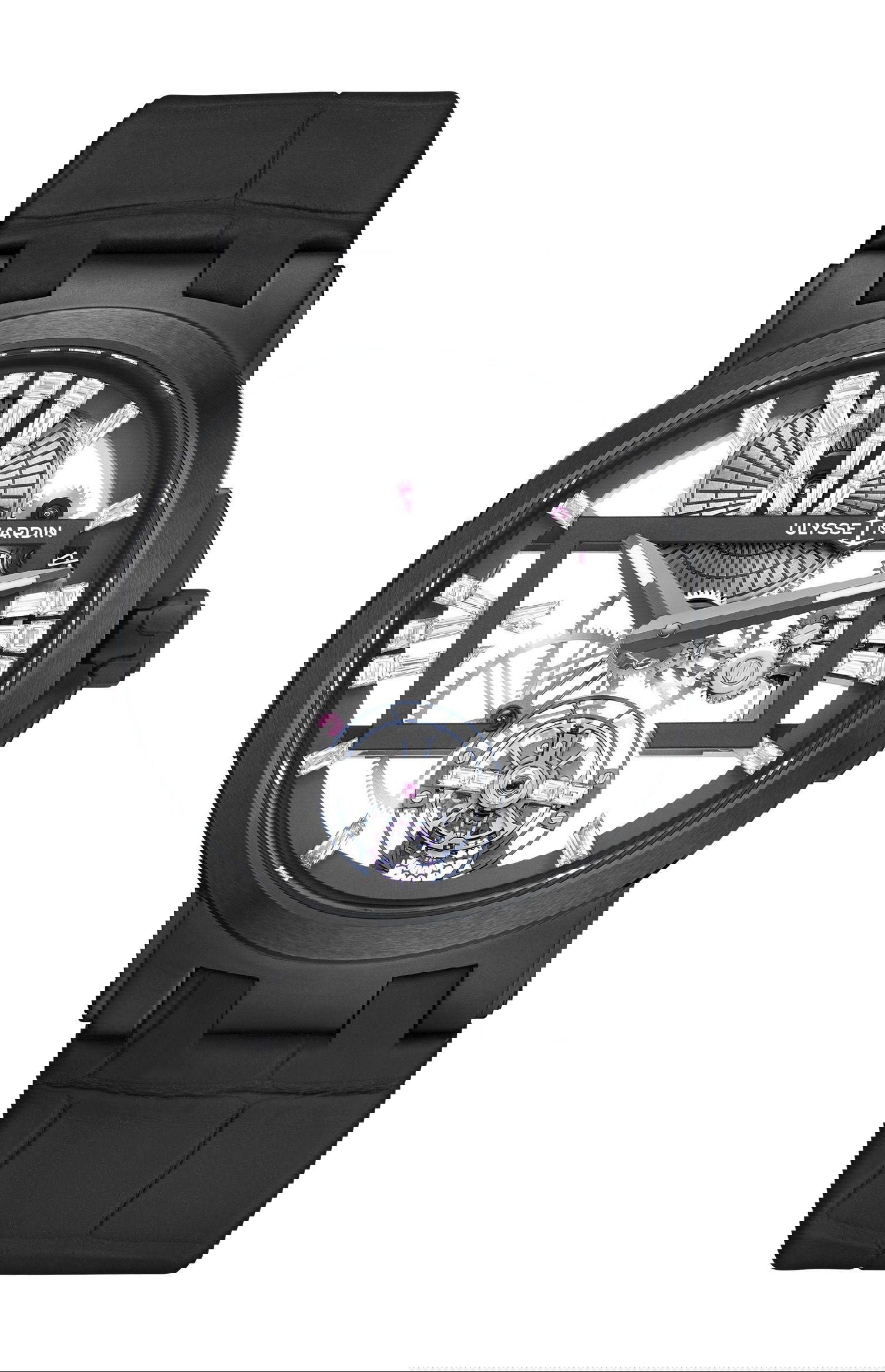 Ulysse Nardin Executive Skeleton Tourbillon luxury timepiece - detailed view