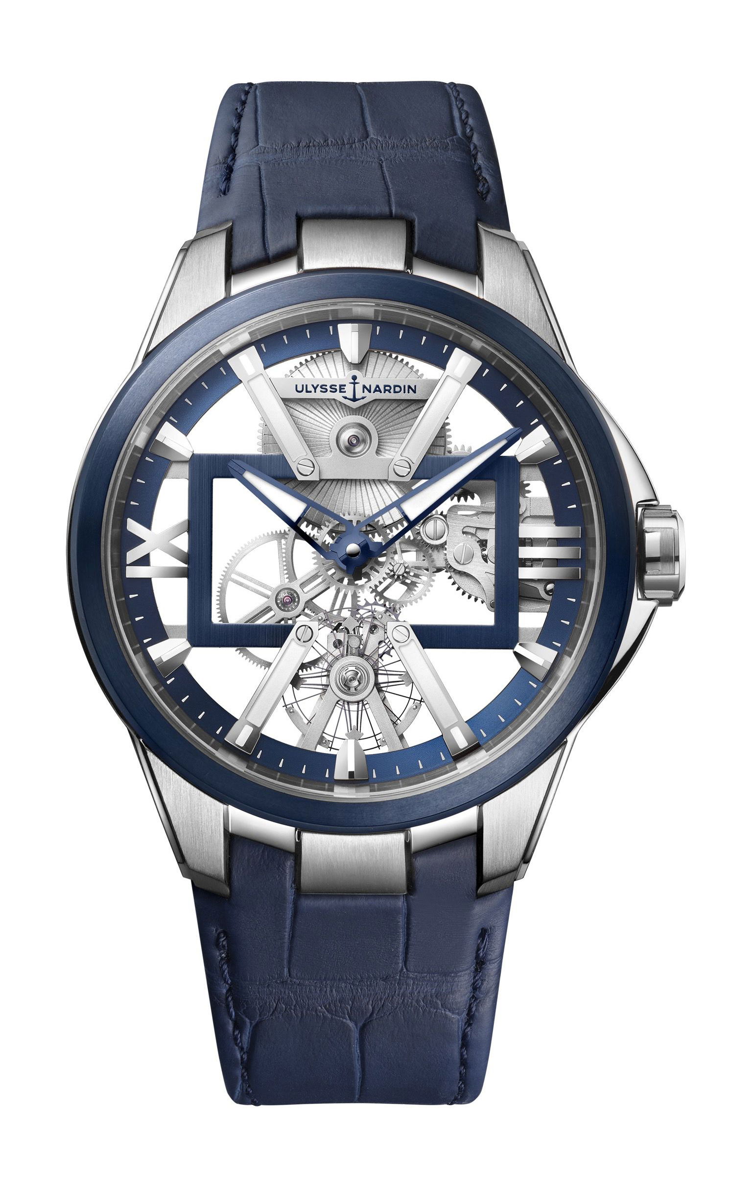 Ulysse Nardin Executive Skeleton X luxury timepiece - detailed view