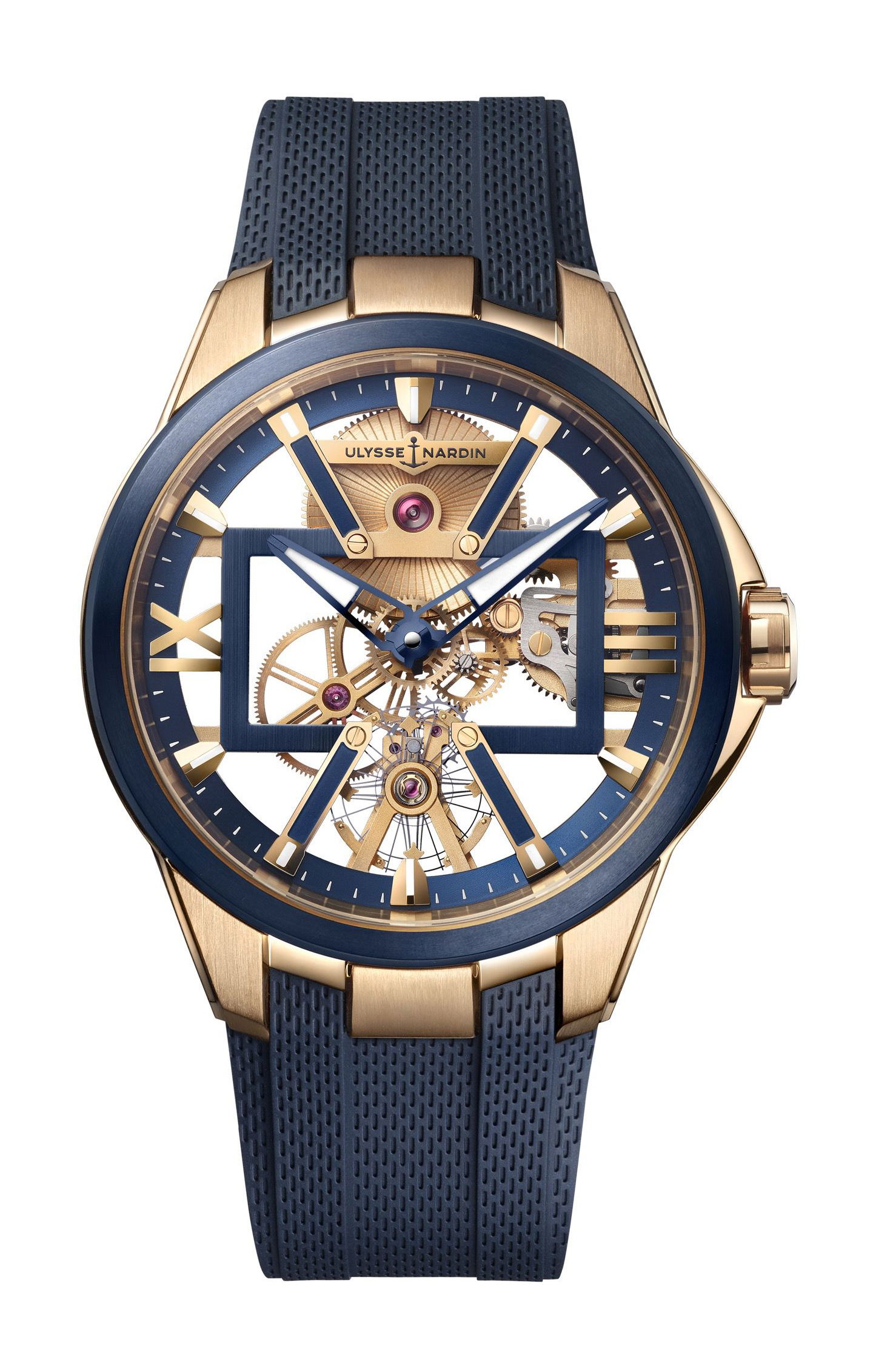 Ulysse Nardin Executive Skeleton X luxury timepiece - detailed view