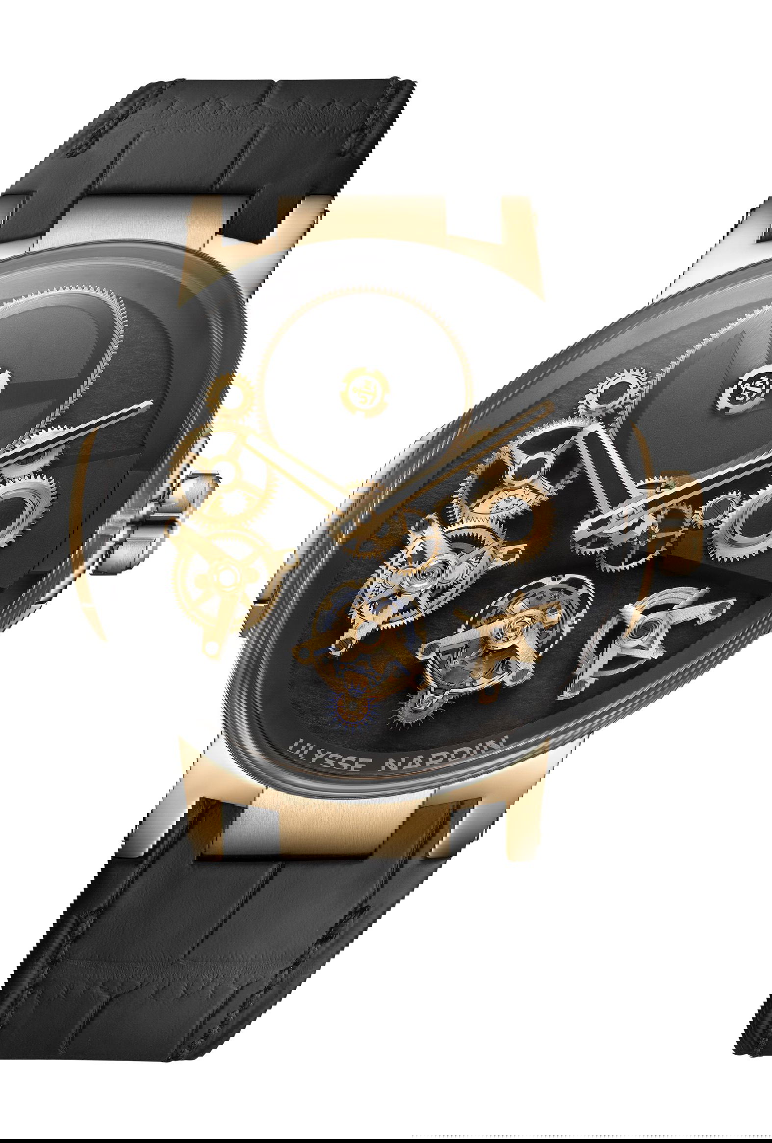Ulysse Nardin Executive Tourbillon Free Wheel luxury timepiece - detailed view