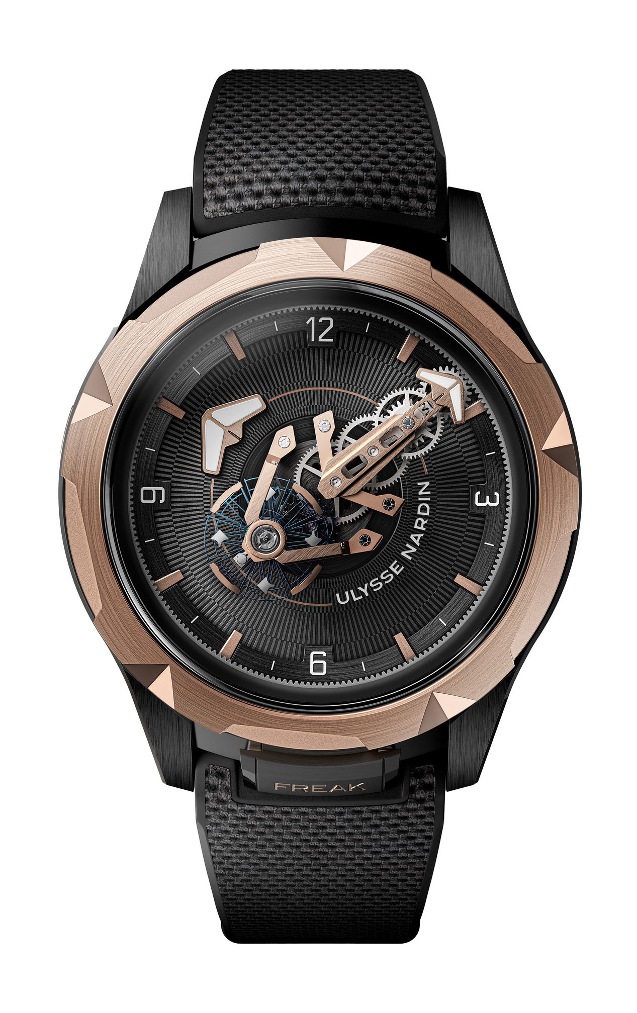 Ulysse Nardin Freak ONE luxury timepiece - detailed view