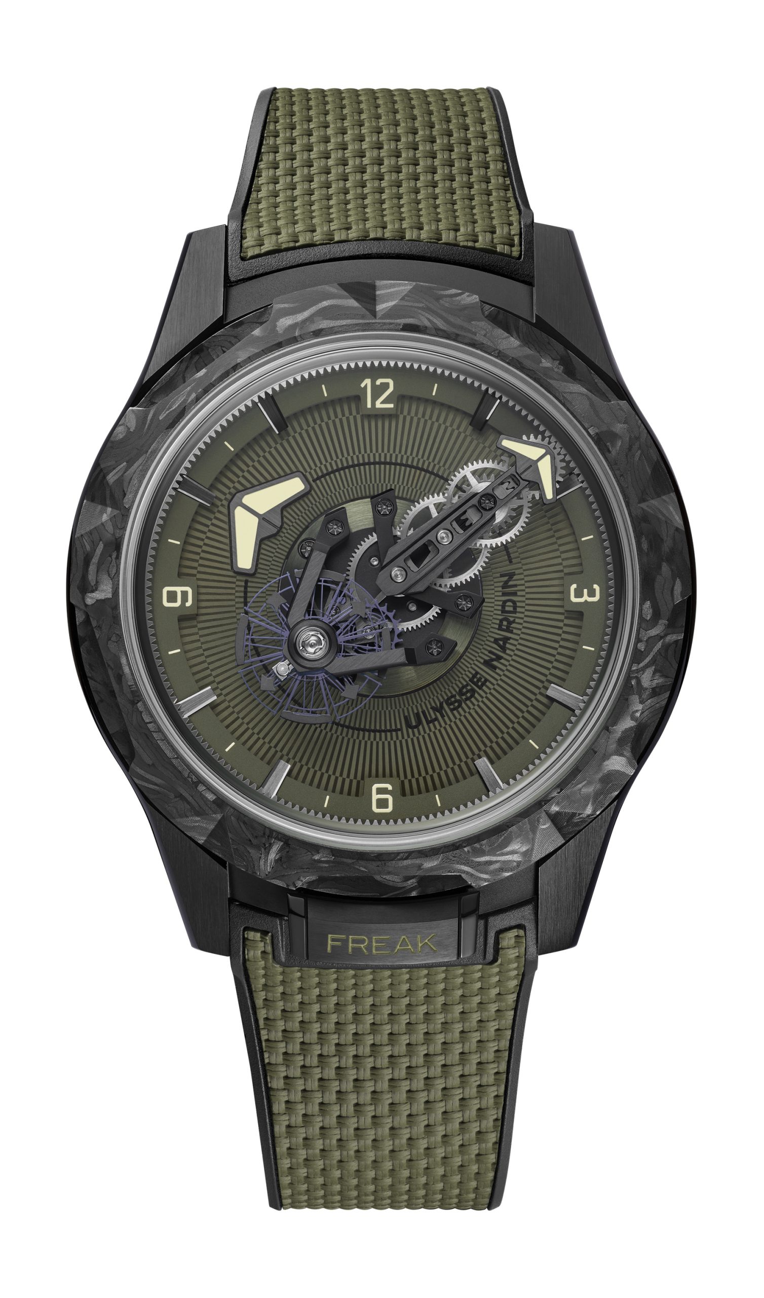 Ulysse Nardin Freak ONE OPS luxury timepiece - detailed view
