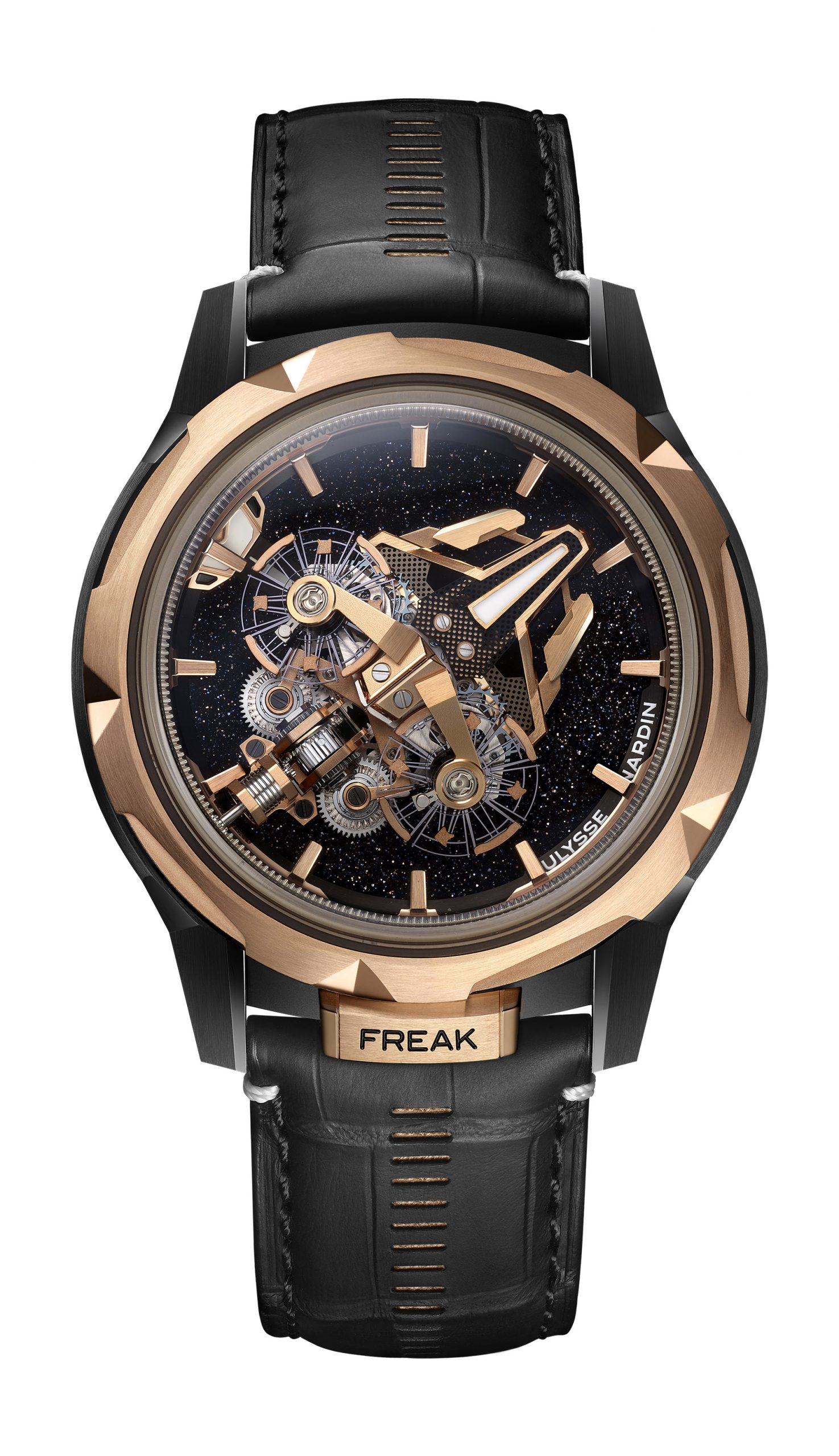 Ulysse Nardin Freak S luxury timepiece - detailed view