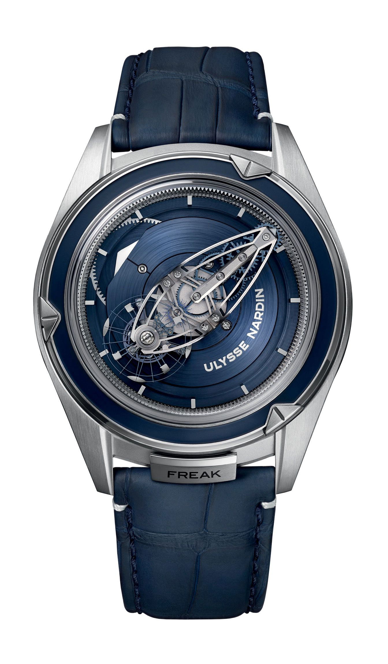 Ulysse Nardin Freak Vision luxury timepiece - detailed view