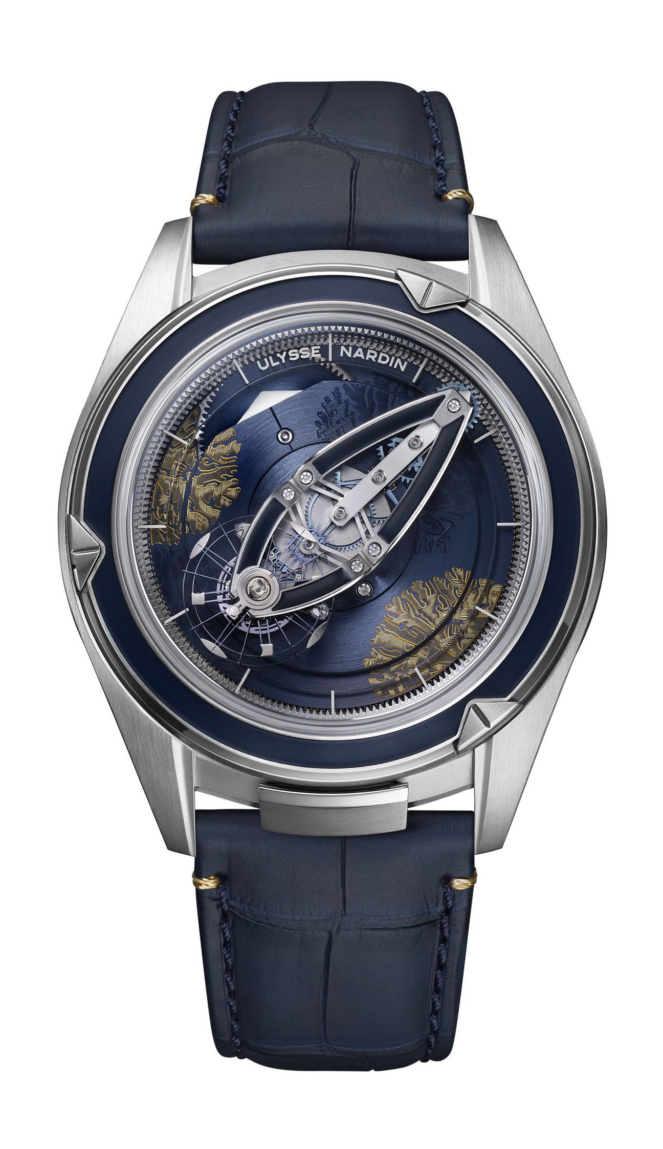 Ulysse Nardin Freak Vision luxury timepiece - detailed view