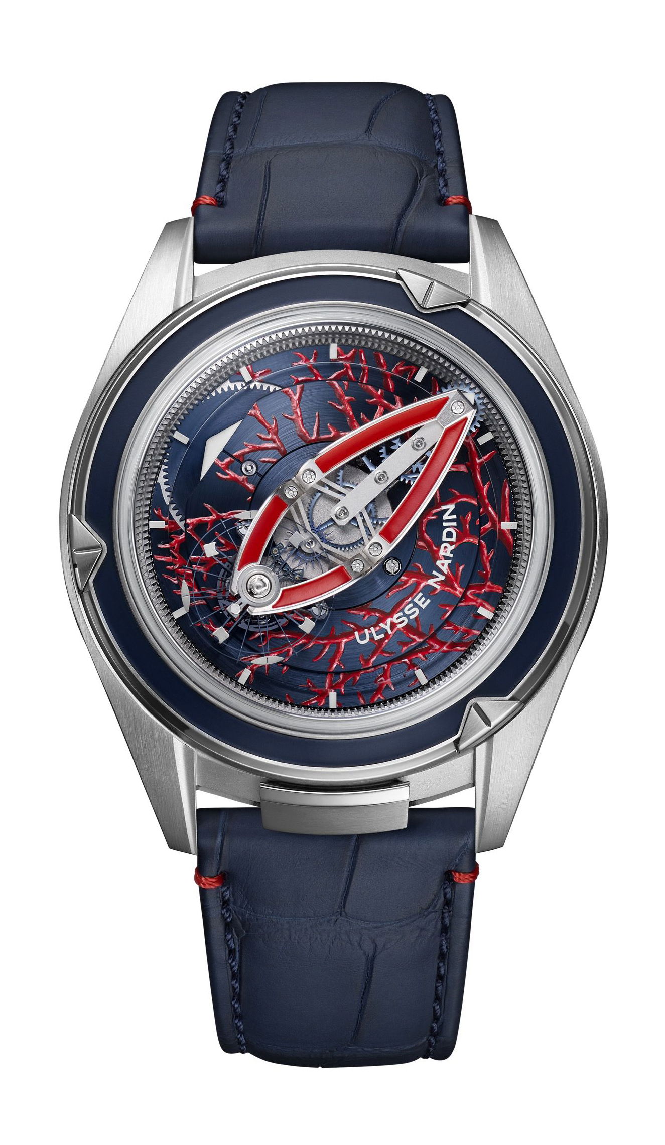 Ulysse Nardin Freak Vision luxury timepiece - detailed view
