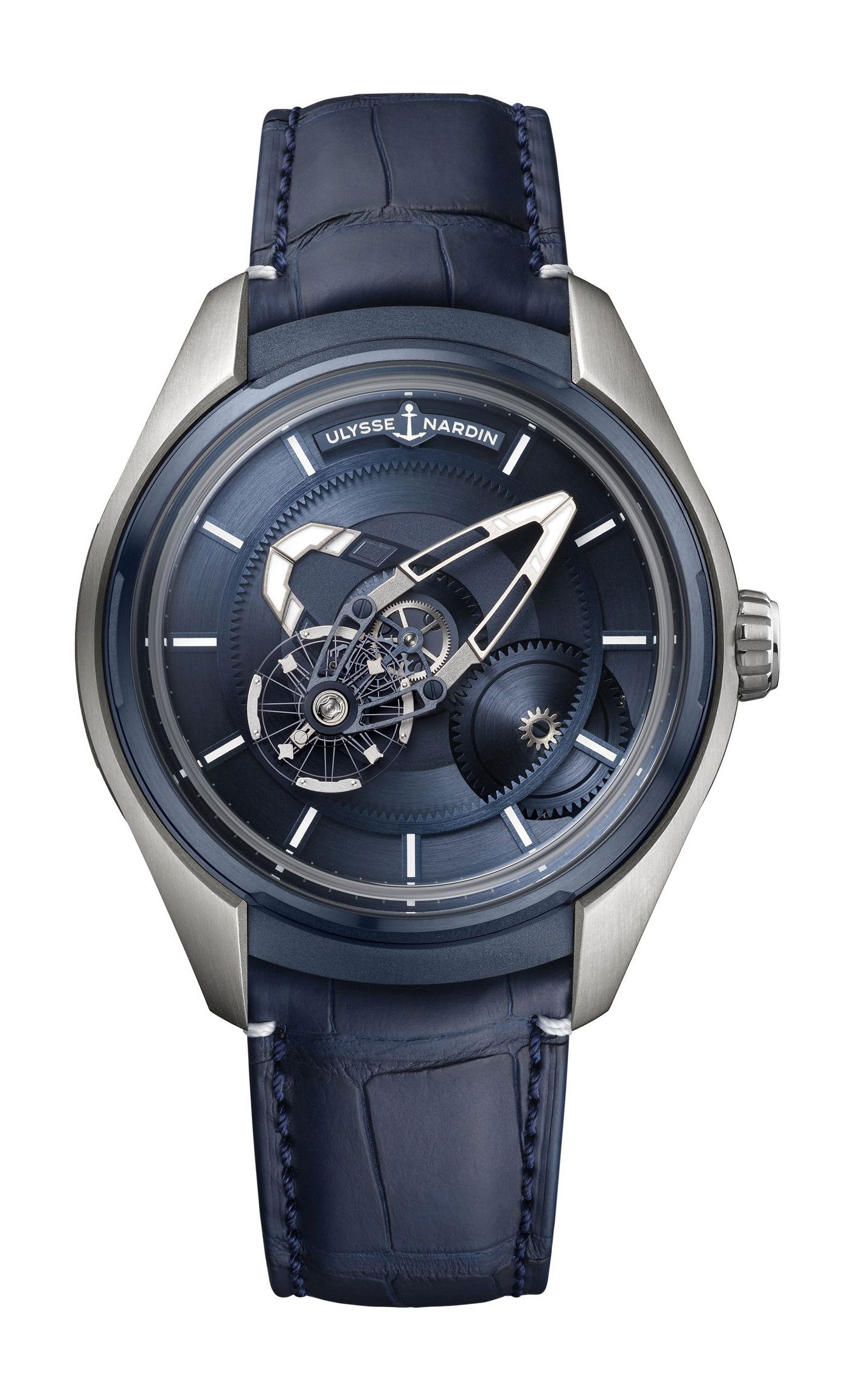 Ulysse Nardin Freak X luxury timepiece - detailed view