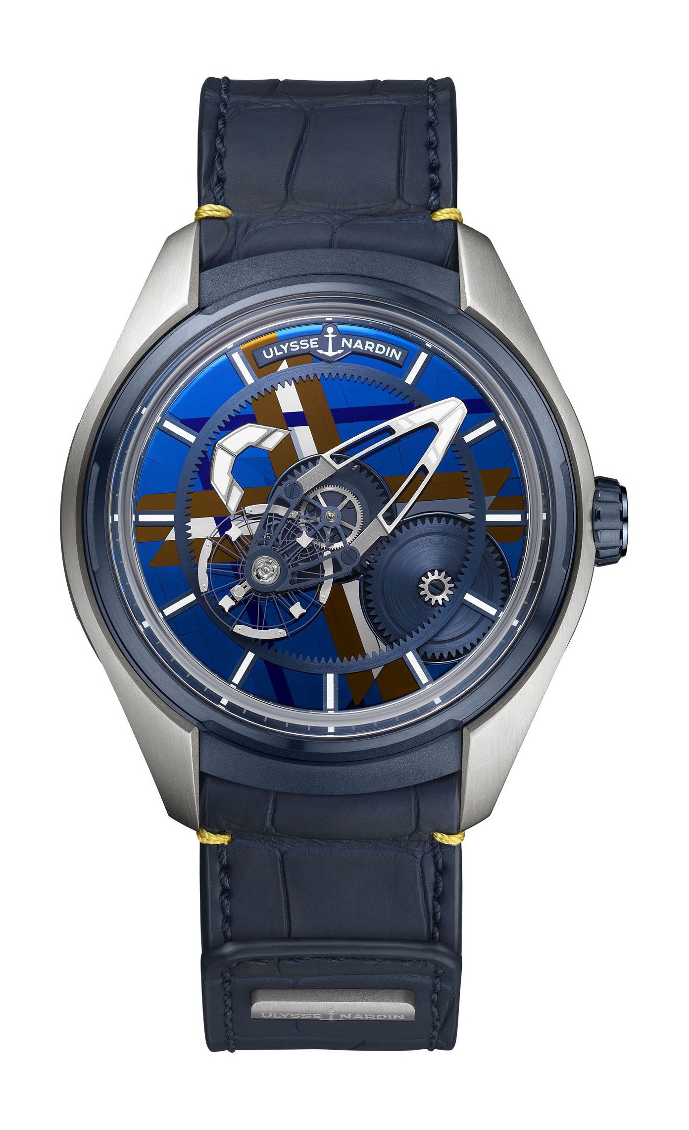 Ulysse Nardin Freak X luxury timepiece - detailed view
