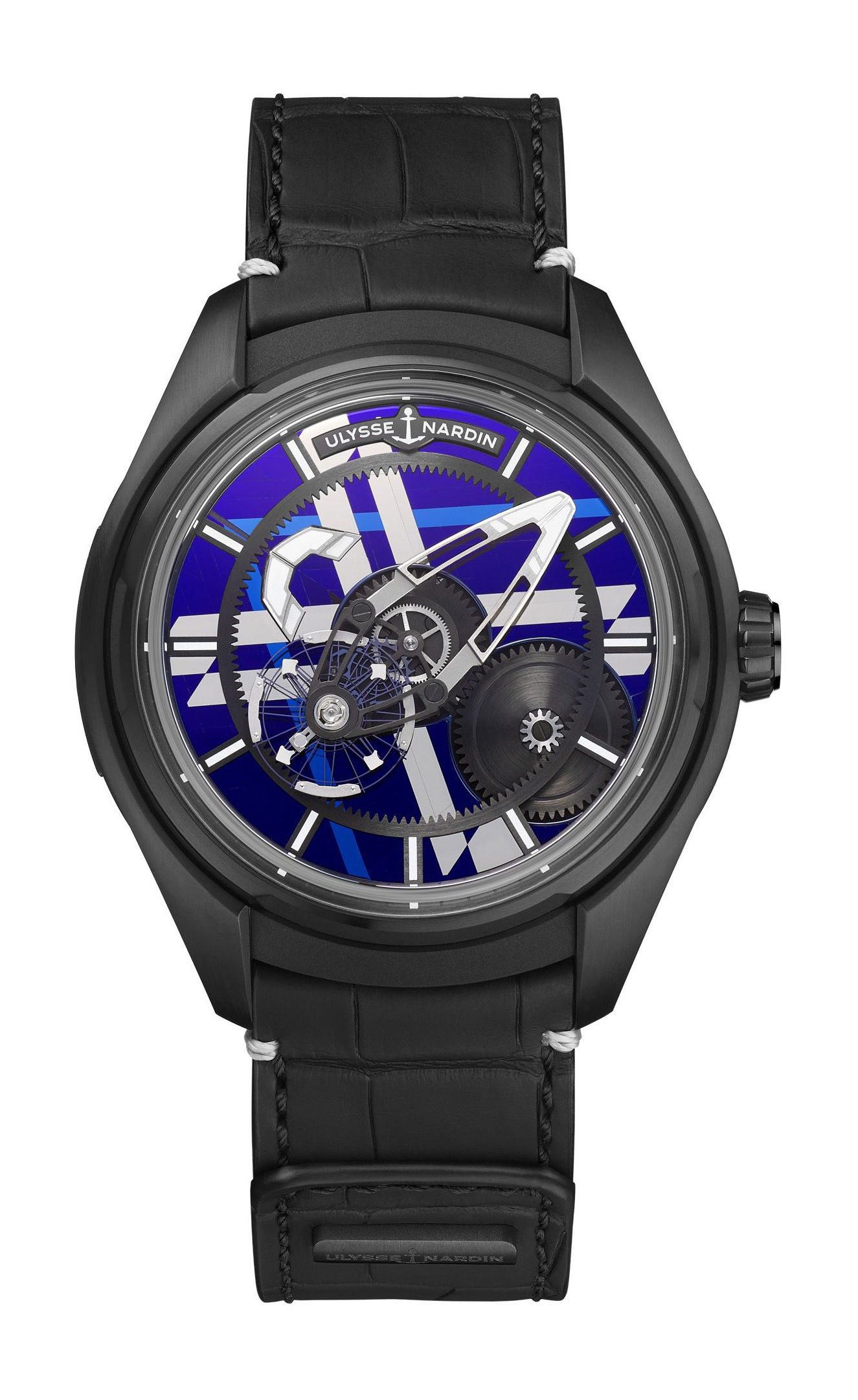 Ulysse Nardin Freak X luxury timepiece - detailed view