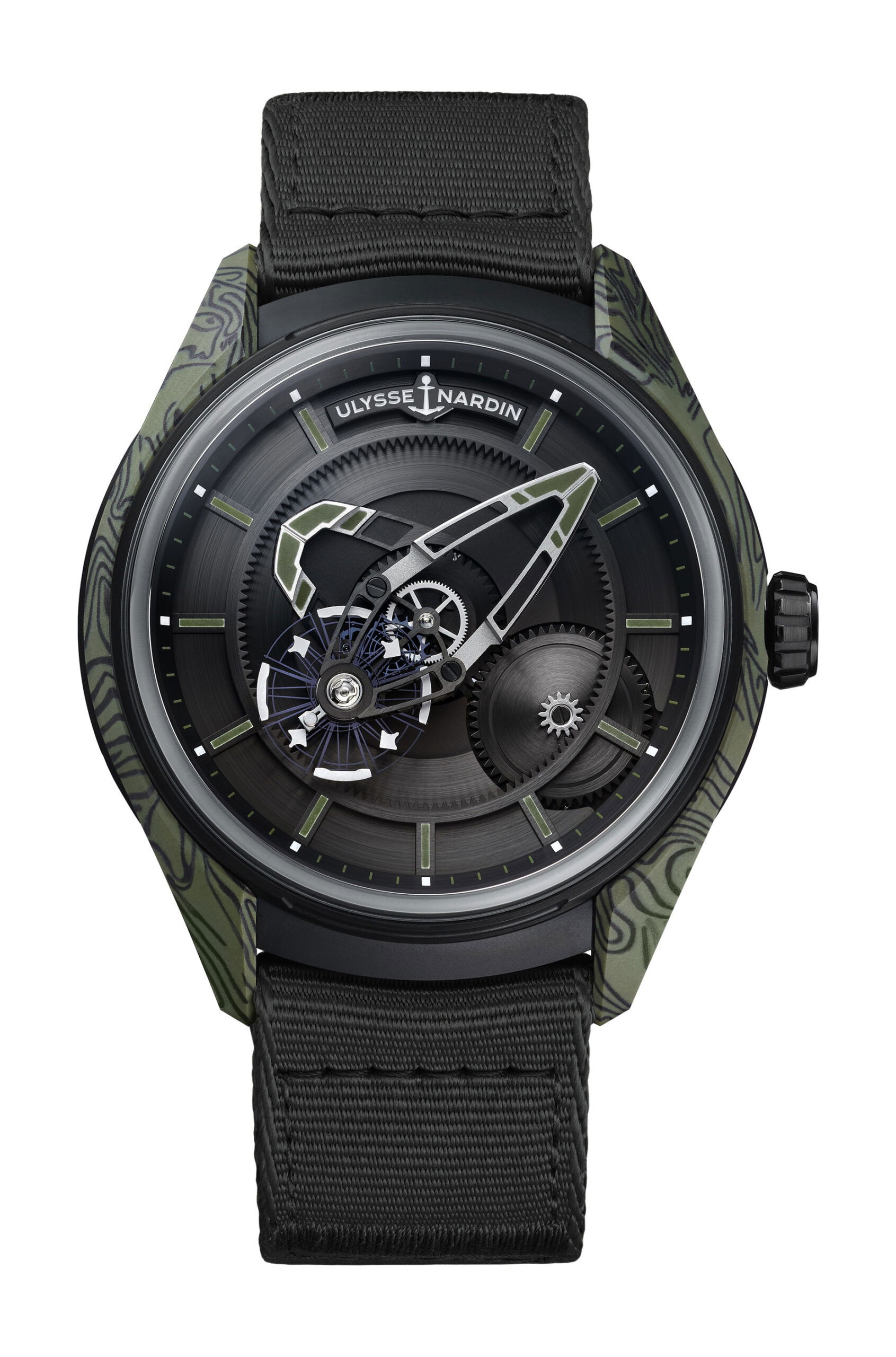 Ulysse Nardin Freak [X OPS] luxury timepiece - detailed view