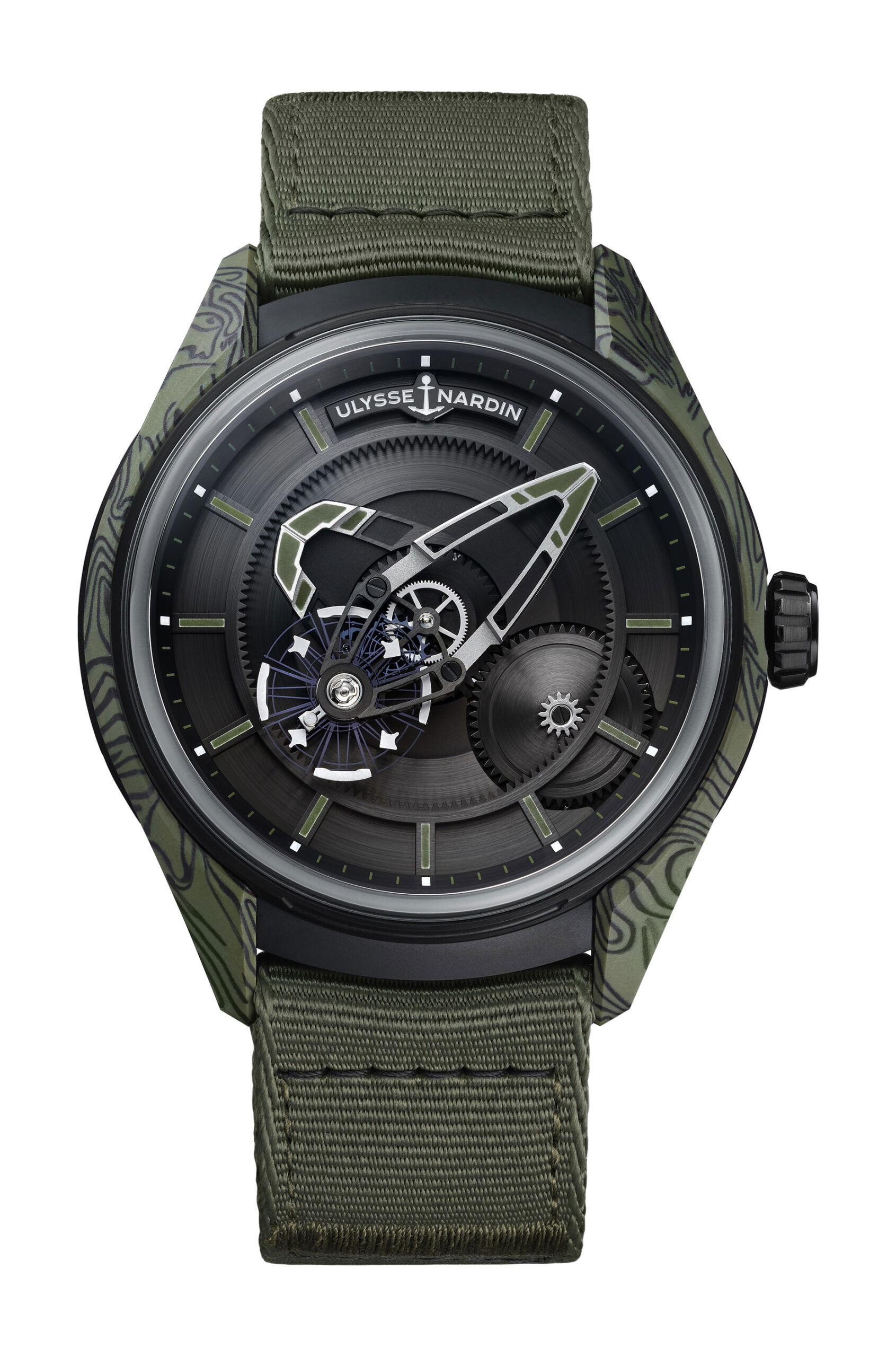 Ulysse Nardin Freak [X OPS] luxury timepiece - detailed view