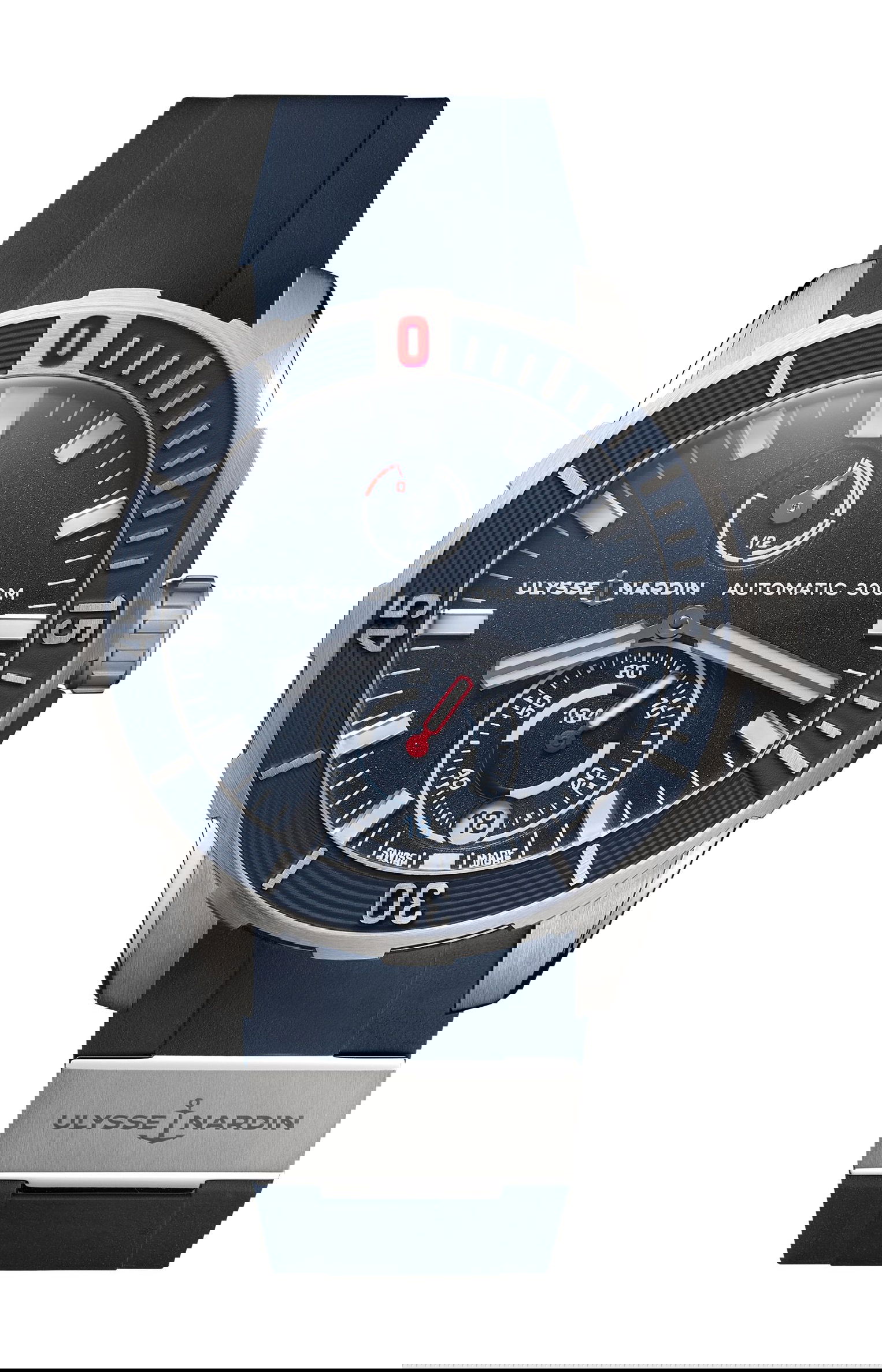 Ulysse Nardin Marine Diver Chronometer luxury timepiece - detailed view