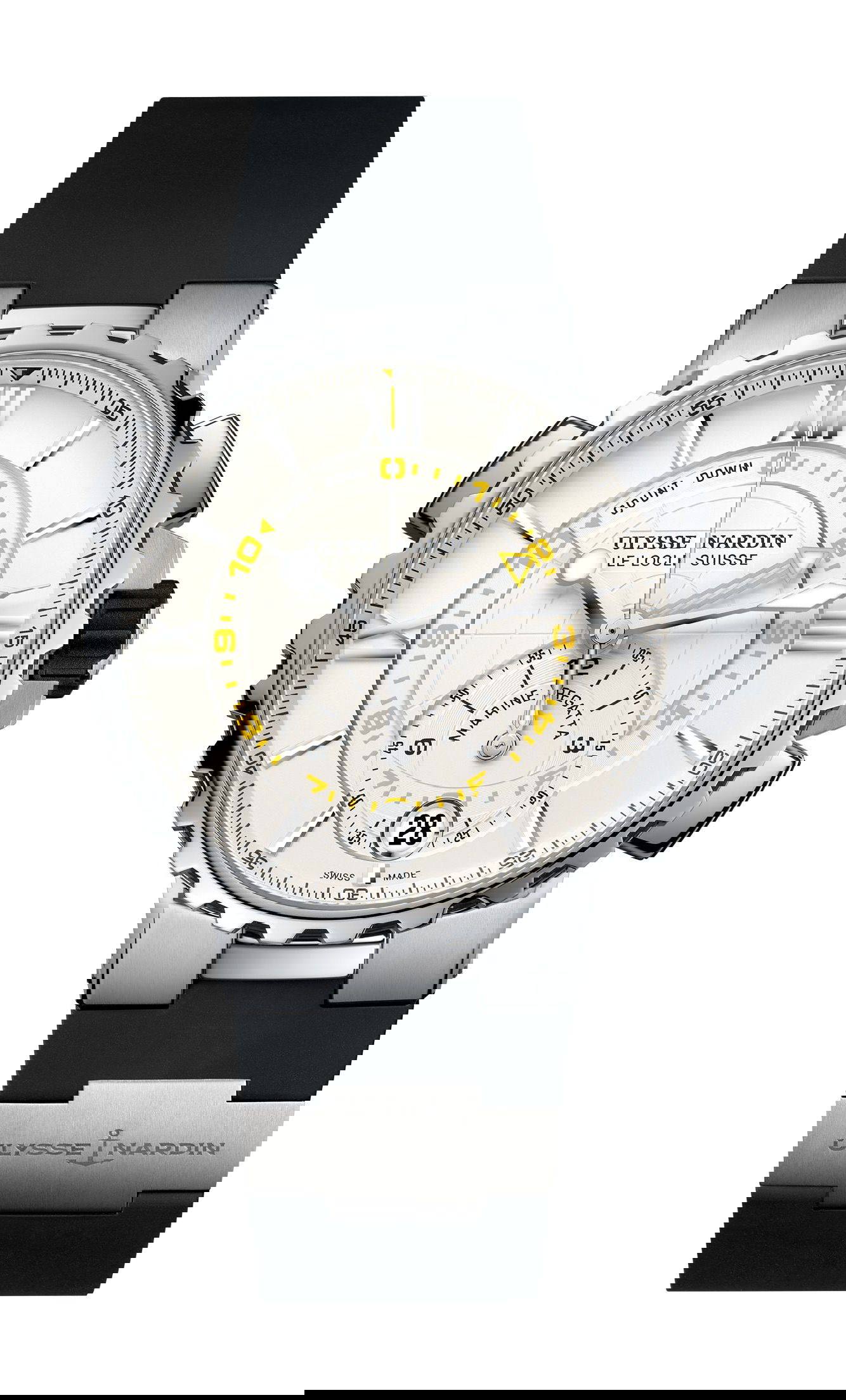 Ulysse Nardin Marine Regatta luxury timepiece - detailed view