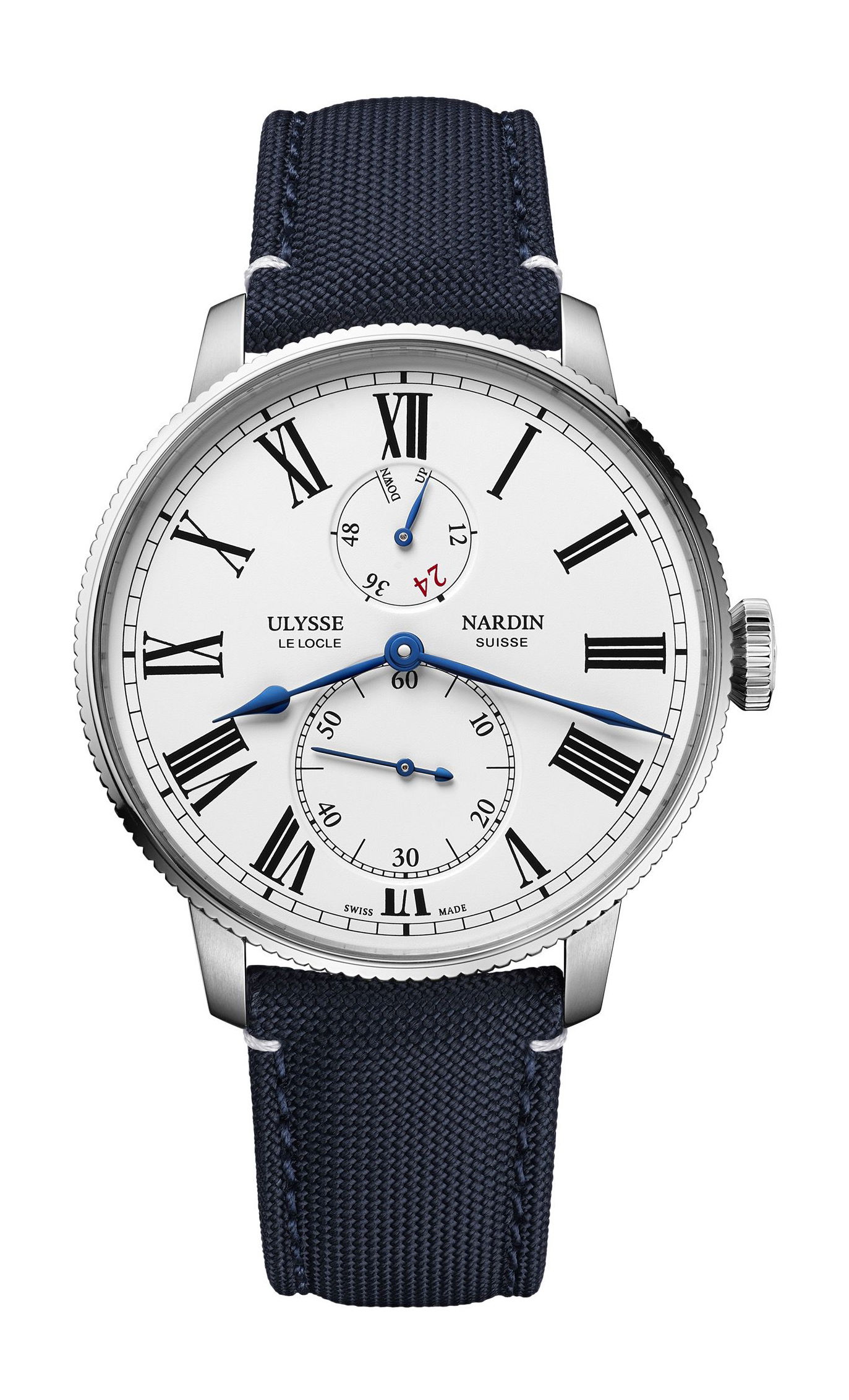 Ulysse Nardin Marine Torpilleur luxury timepiece - detailed view