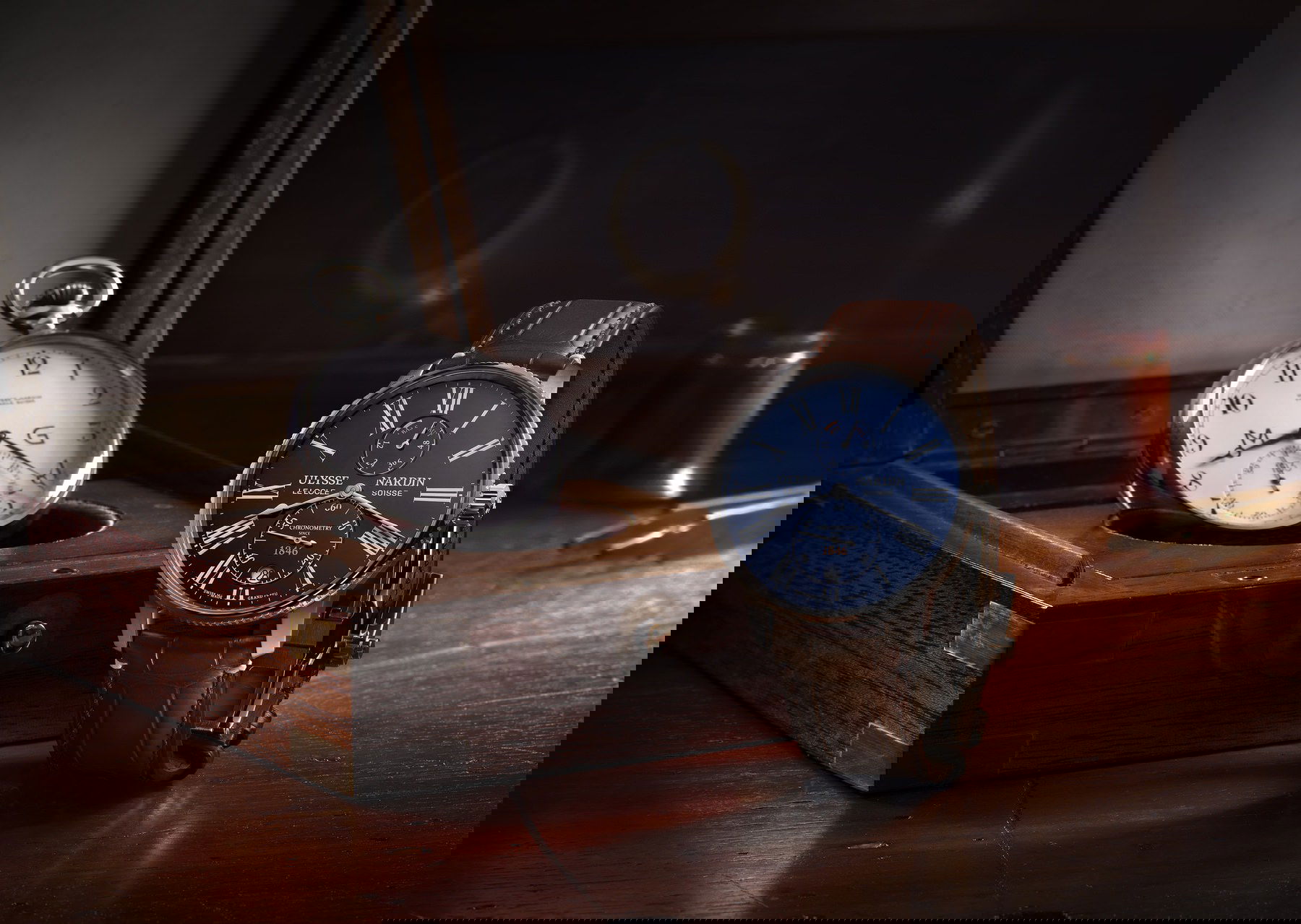 Ulysse Nardin Marine Torpilleur Blue Enamel - View 3