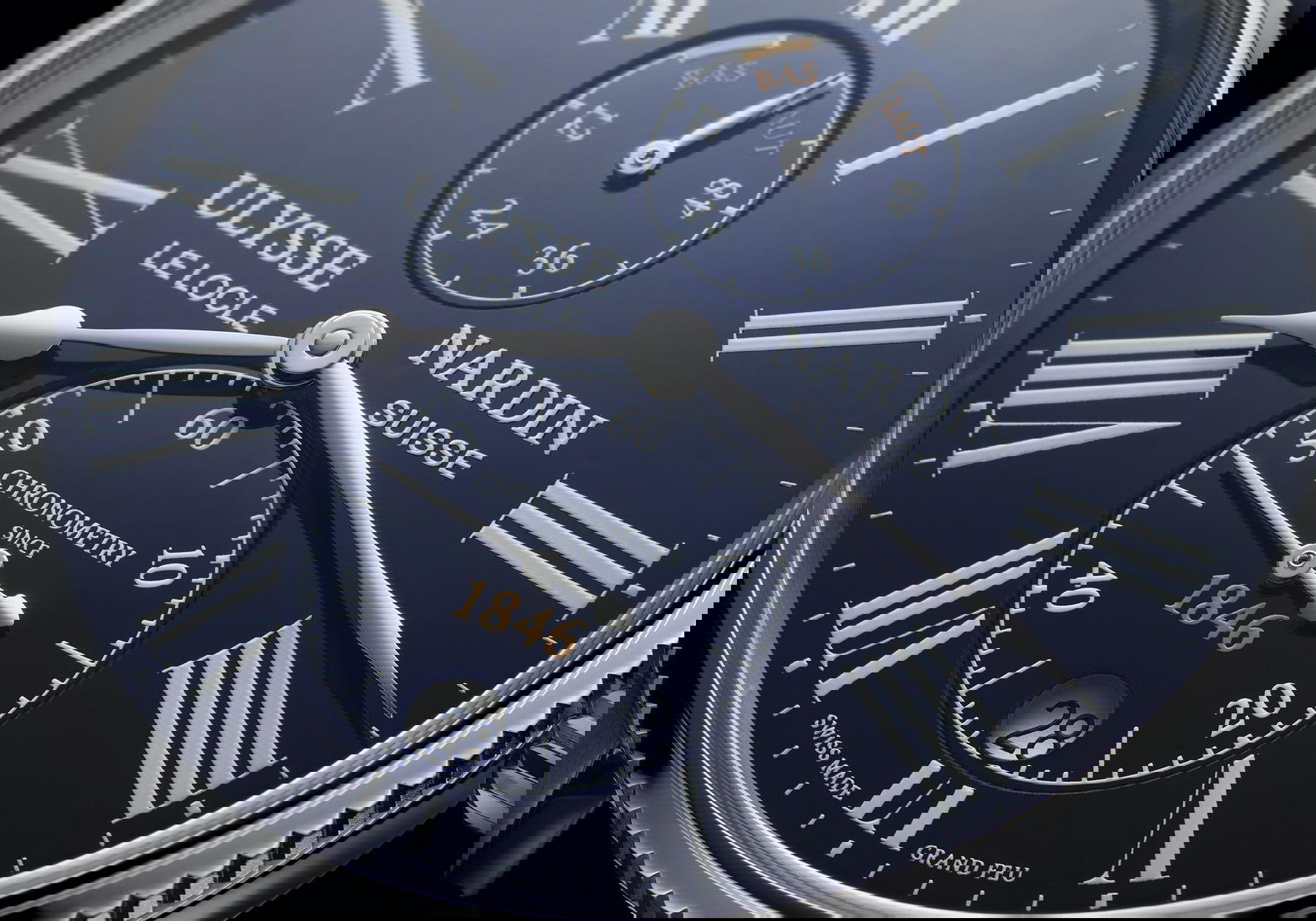Ulysse Nardin Marine Torpilleur Blue Enamel - View 2