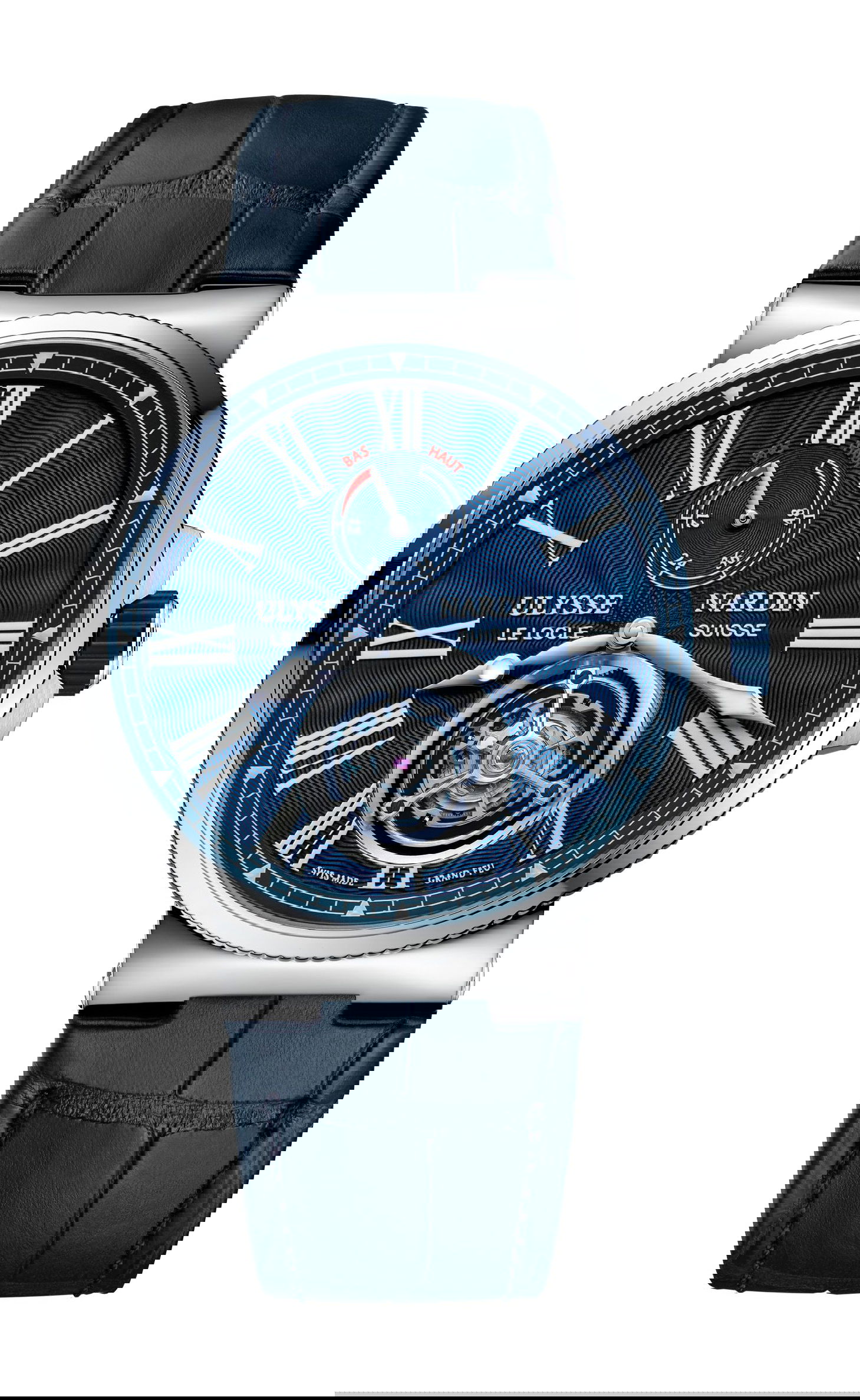 Ulysse Nardin Marine Tourbillon luxury timepiece - detailed view