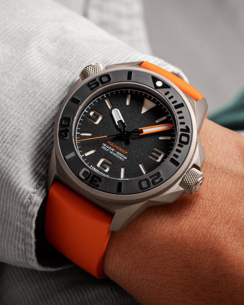 Undone Aquadeep Signal Orange Automatic - View 2