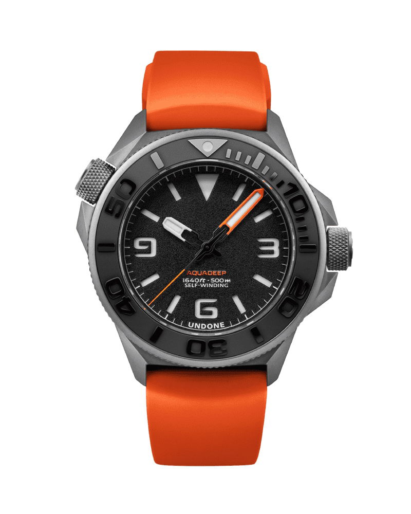 Undone Aquadeep Signal Orange Automatic - View 3