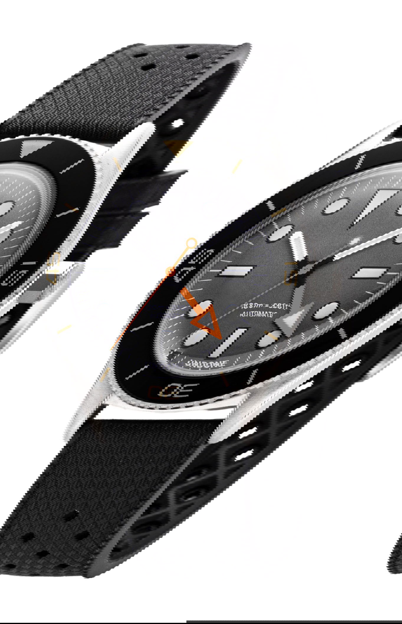 Undone Basecamp Explorer Black Bezel Orange Hands watch