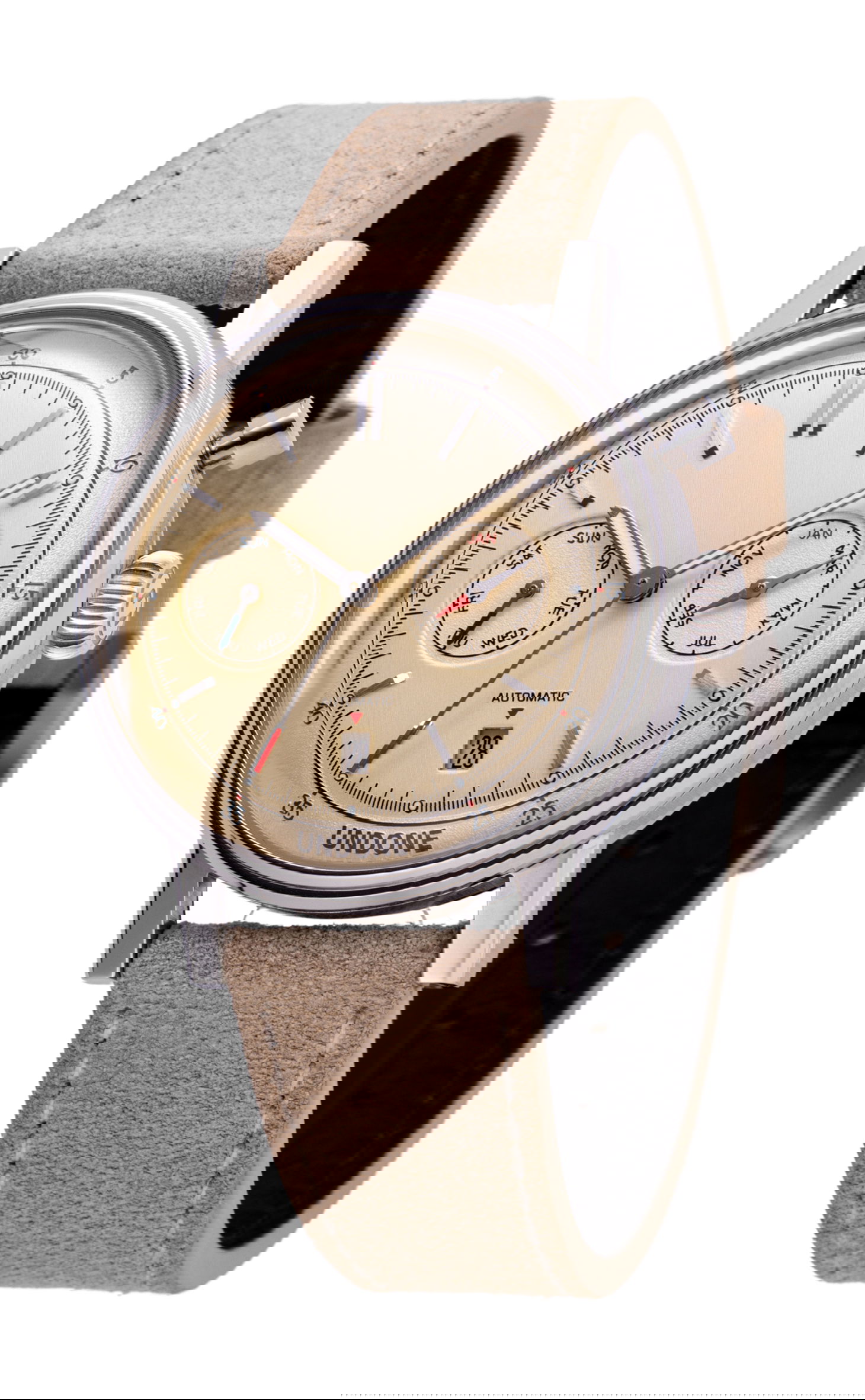 Undone Urban Automatic Sandstorm luxury timepiece - detailed view