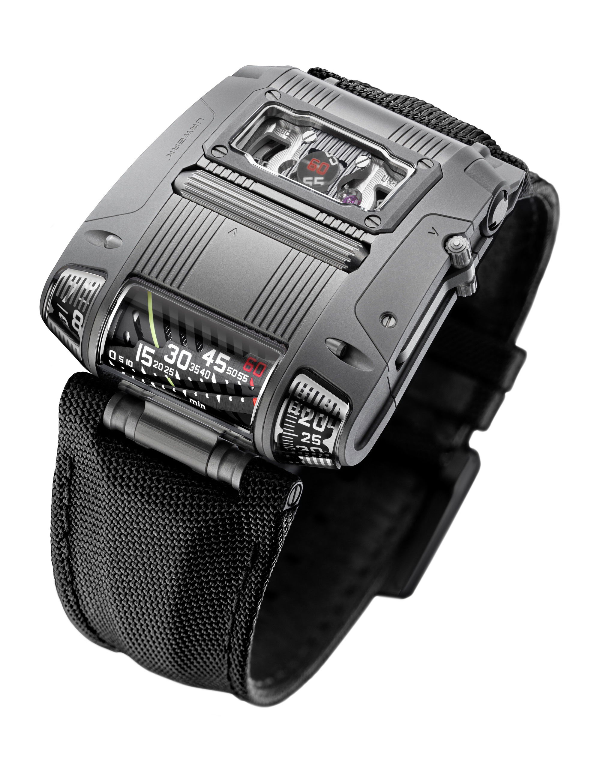 Urwerk UR-111C Gunmetal luxury timepiece - detailed view