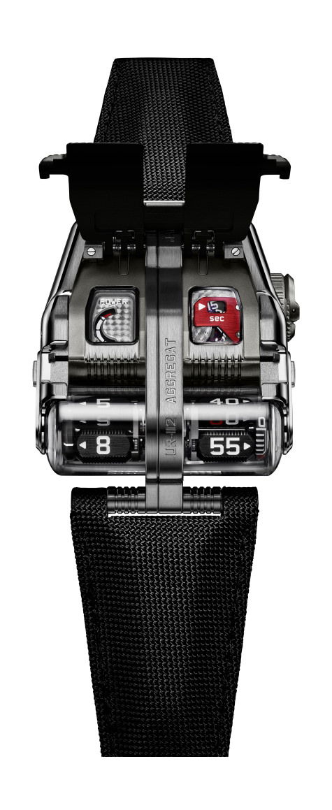 Urwerk UR-112 Aggregat Odyssey luxury timepiece - detailed view