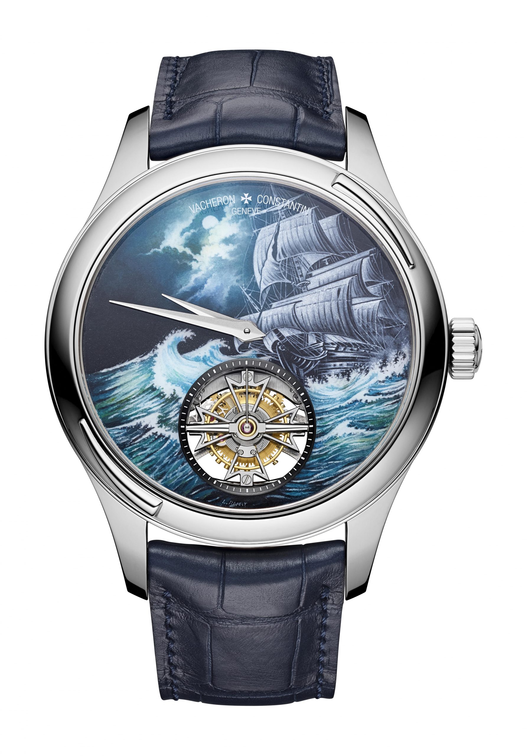 Vacheron Constantin “Les Royaumes Aquatiques®” Les Cabinotiers Minute Repeater Tourbillon – Flying Dutchman luxury timepiece - detailed view